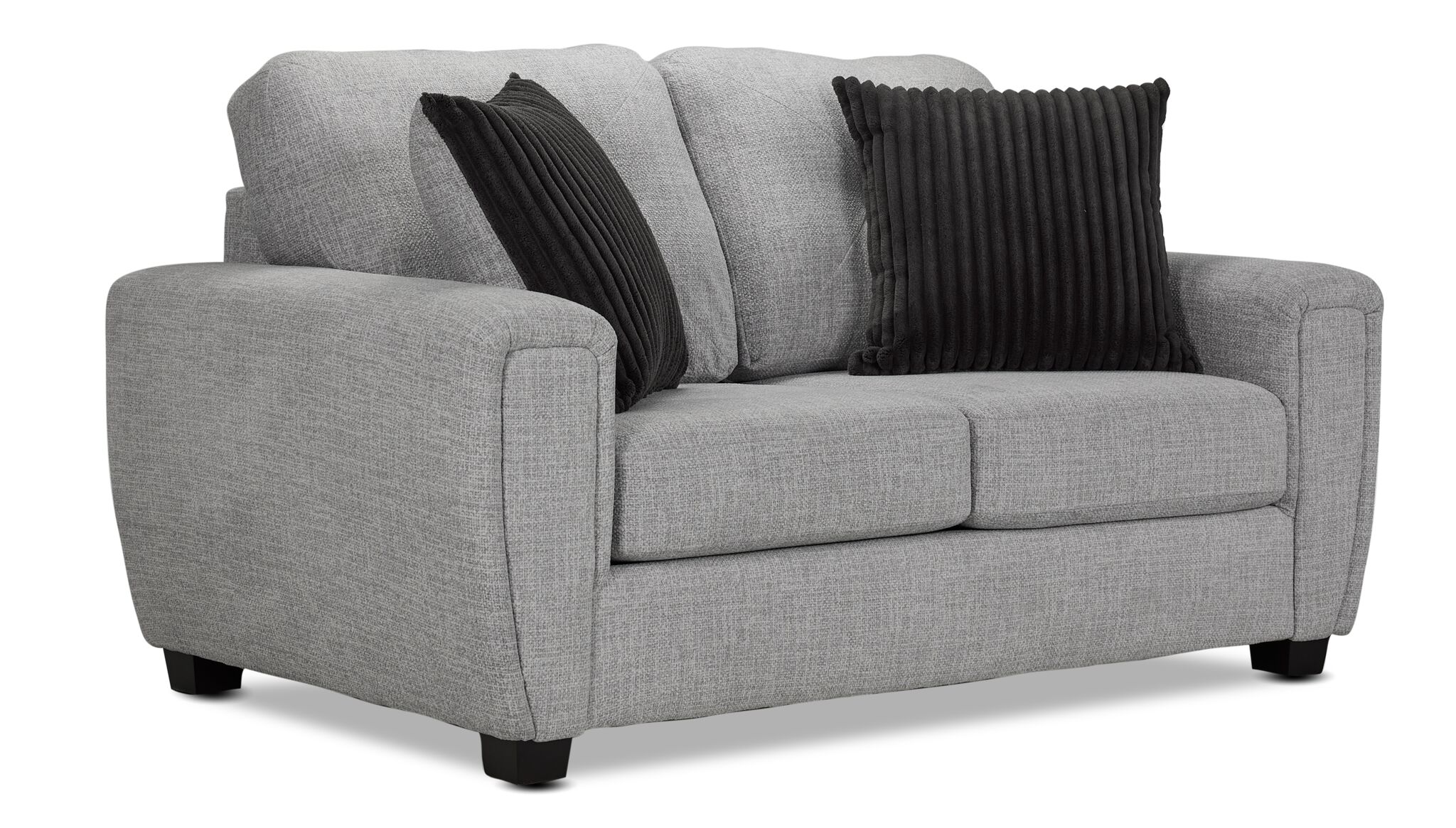 Carolina Sofa, Loveseat and Chair Set - Light Grey - Image 3