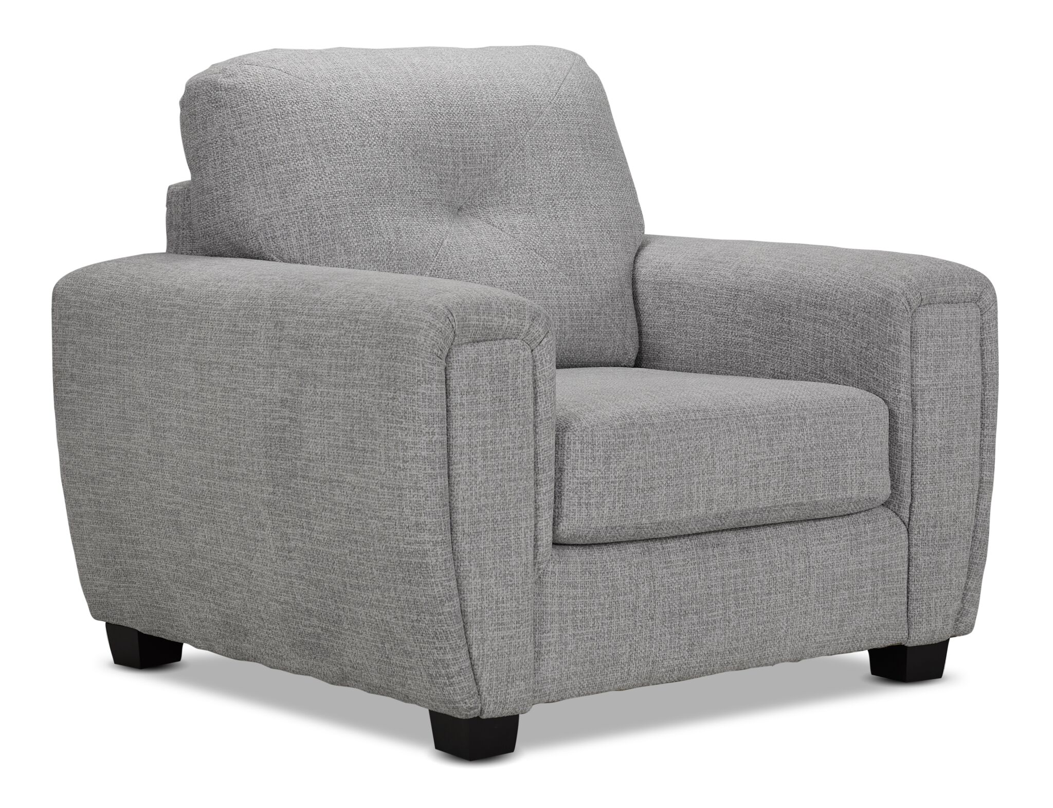 Carolina Sofa, Loveseat and Chair Set - Light Grey - Image 4