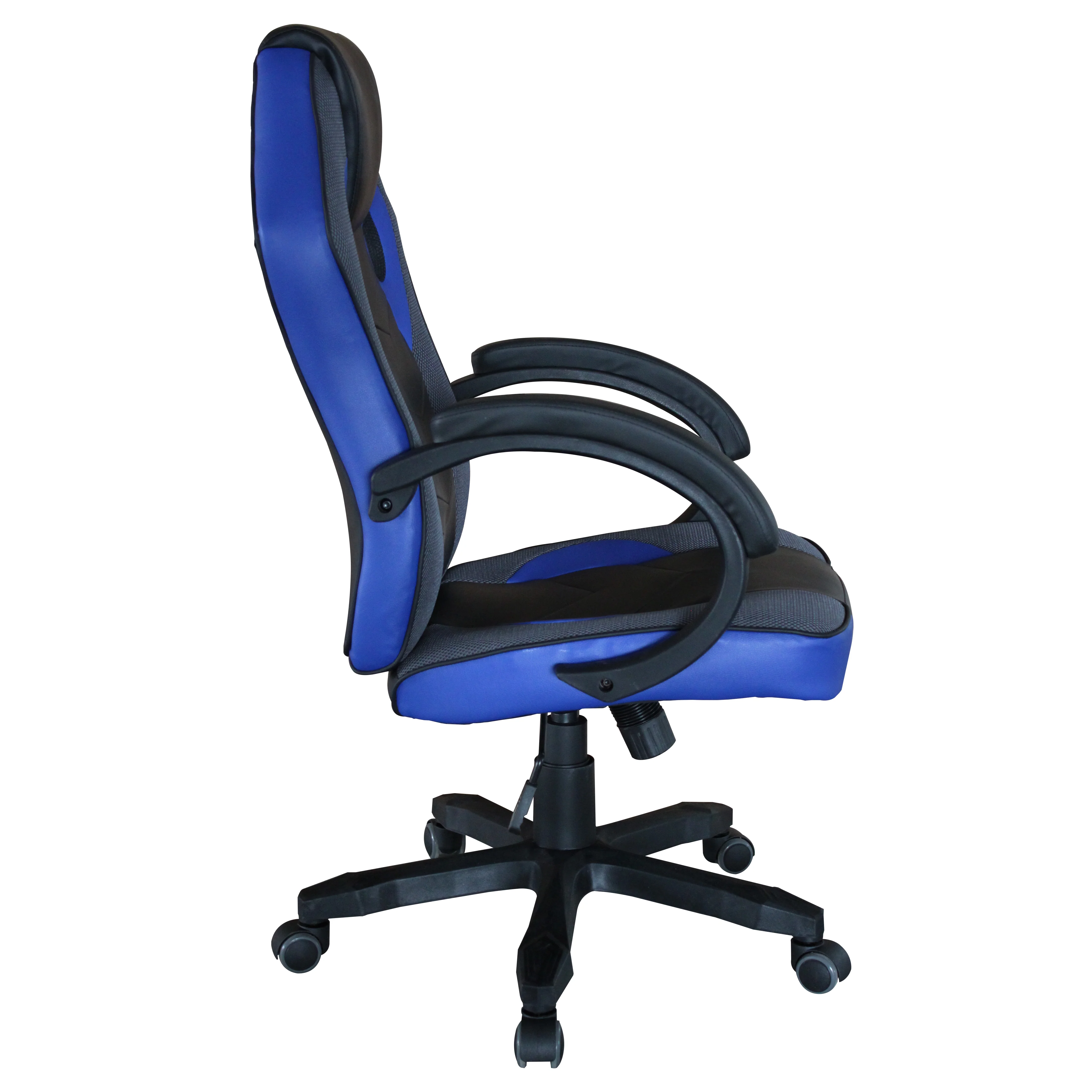Carter Office Chair - Blue and Black - Image 3