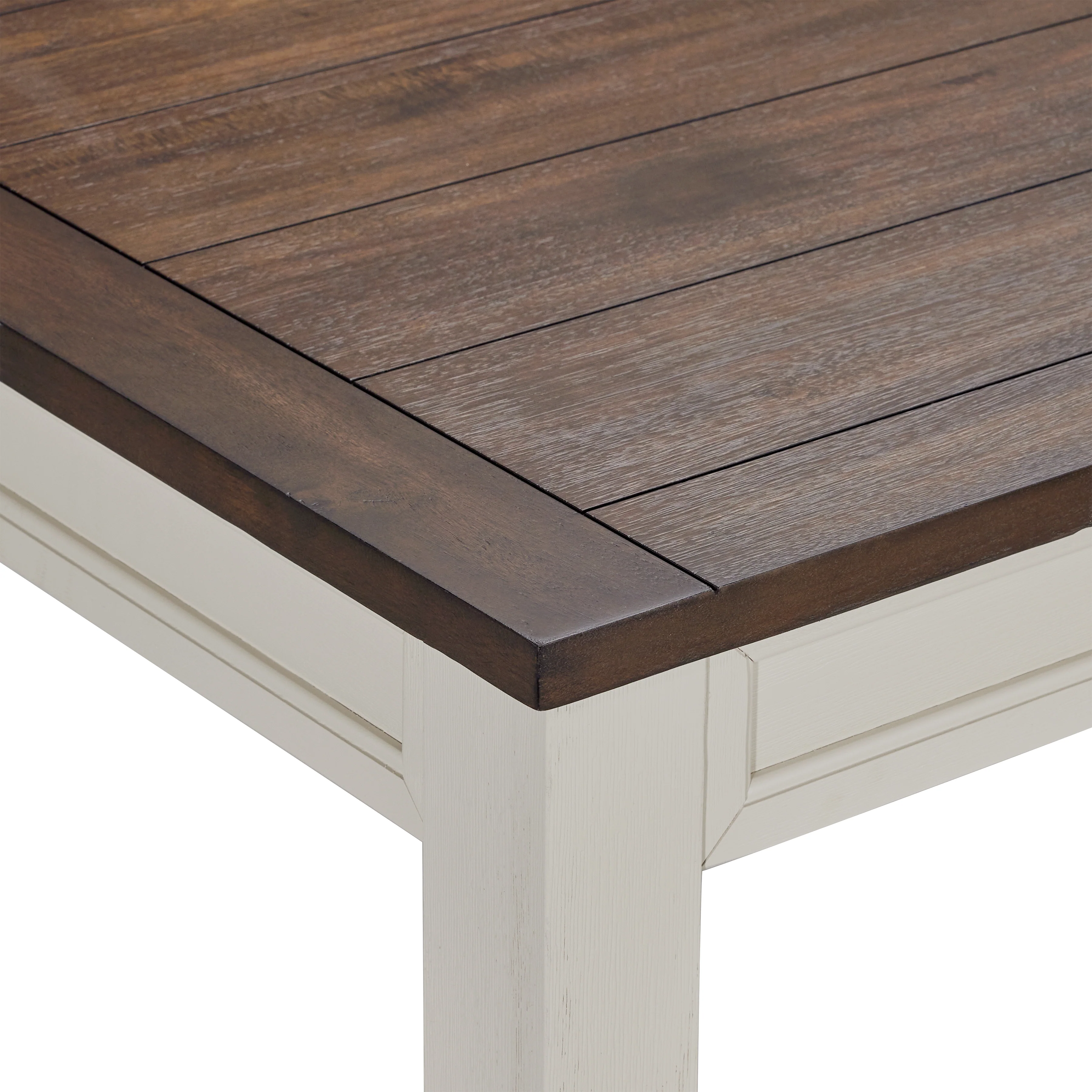 Caylie Dining Table - Ivory, Driftwood - Image 3