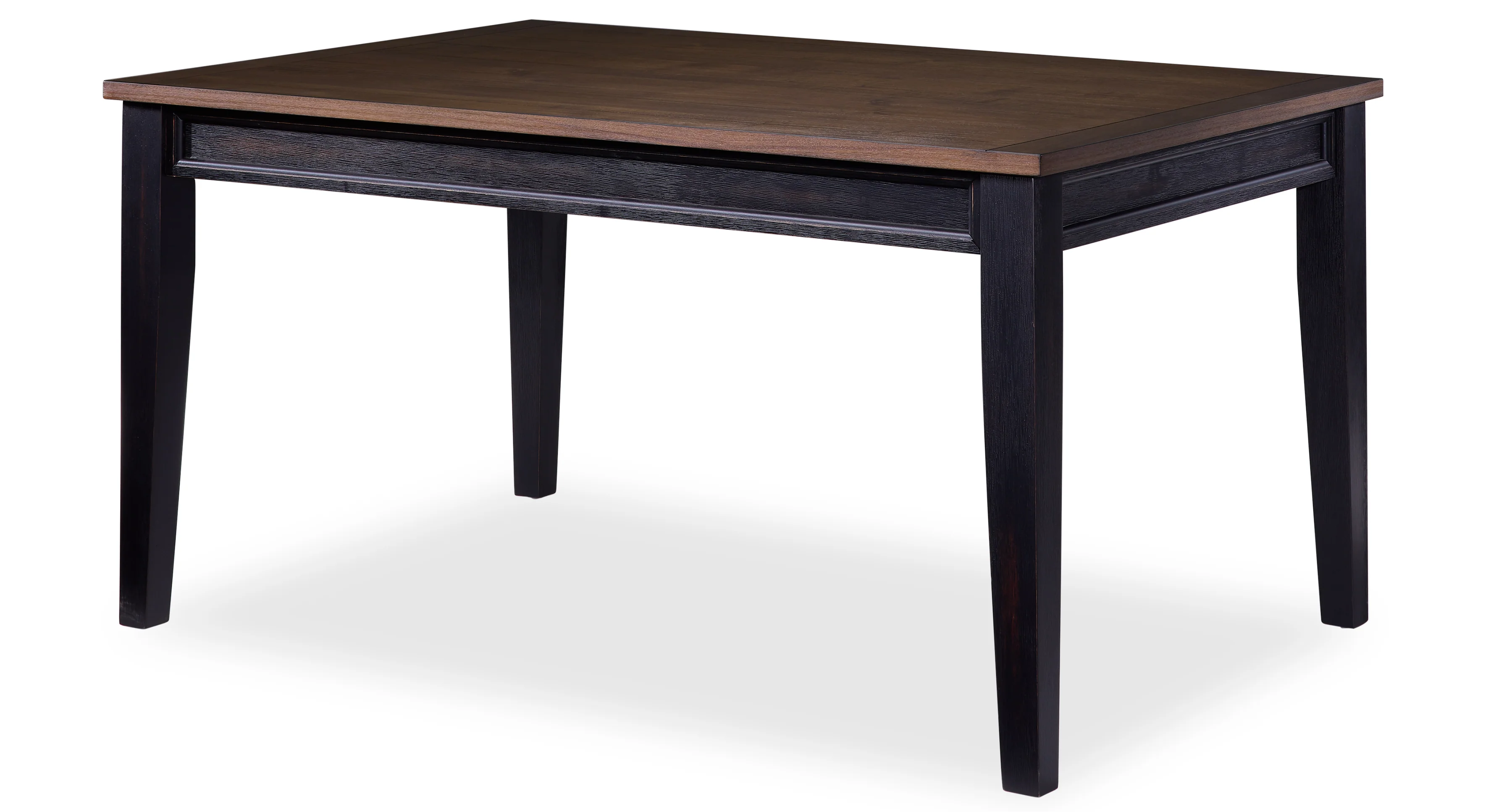 Caylie Noir 5-Piece Dining Set - Ebony, Driftwood - Image 3