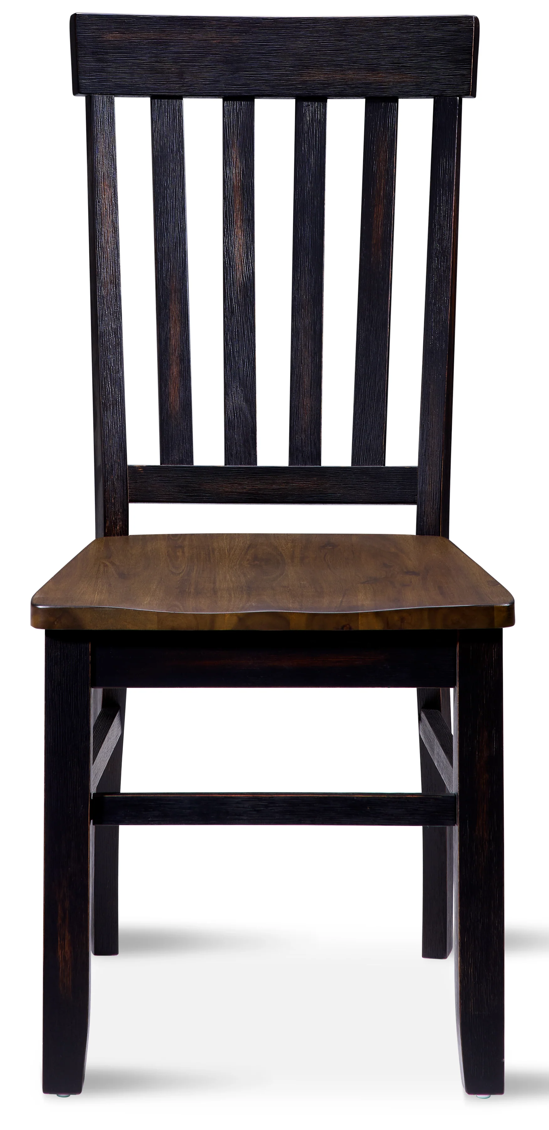 Caylie Noir 5-Piece Dining Set - Ebony, Driftwood - Image 6