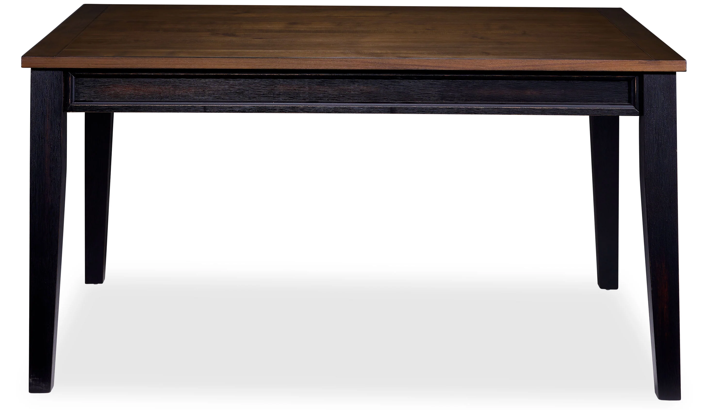 Caylie Noir Dining Table - Ebony, Driftwood - Image 2
