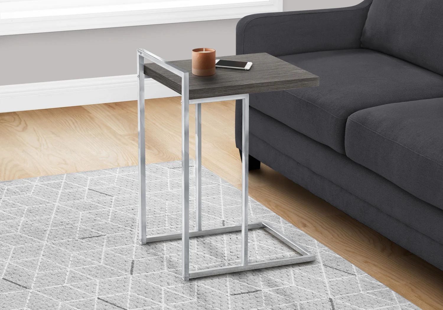 Cedar Side Table - Grey - Image 2