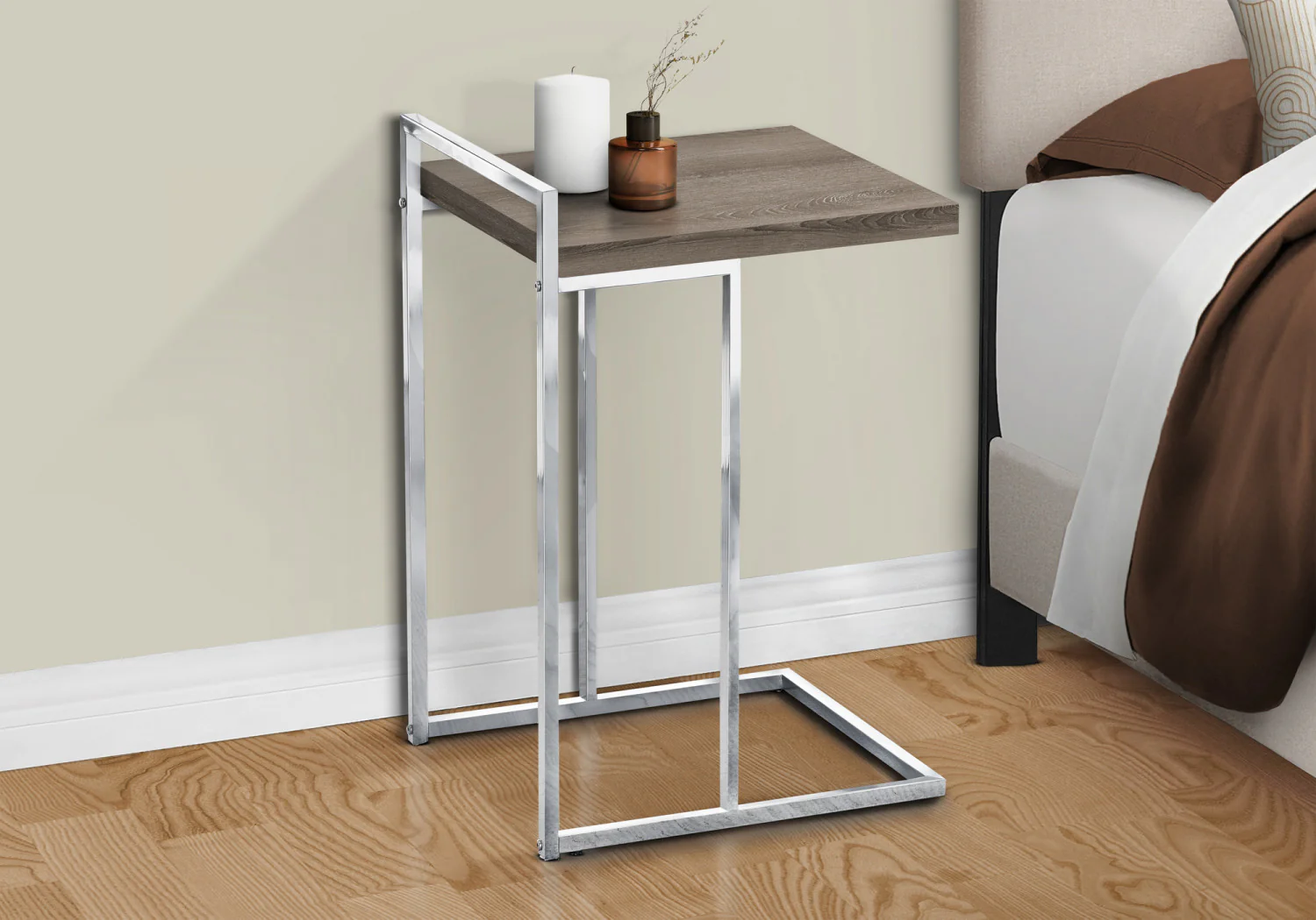 Cedar Side Table - Taupe - Image 12