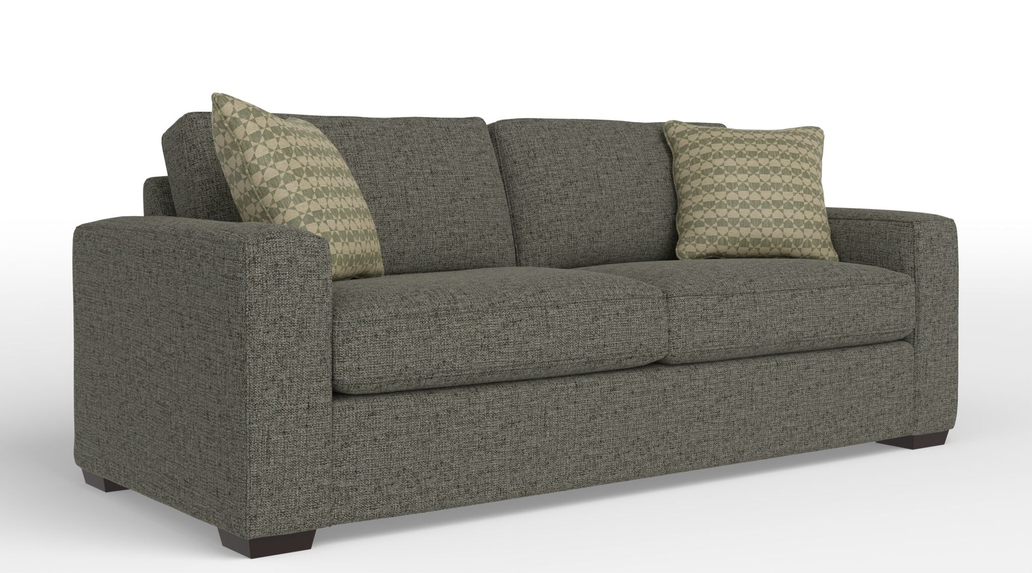 Caleb Queen Sofa Bed with Innerspring Mattress - Patina Dark Grey