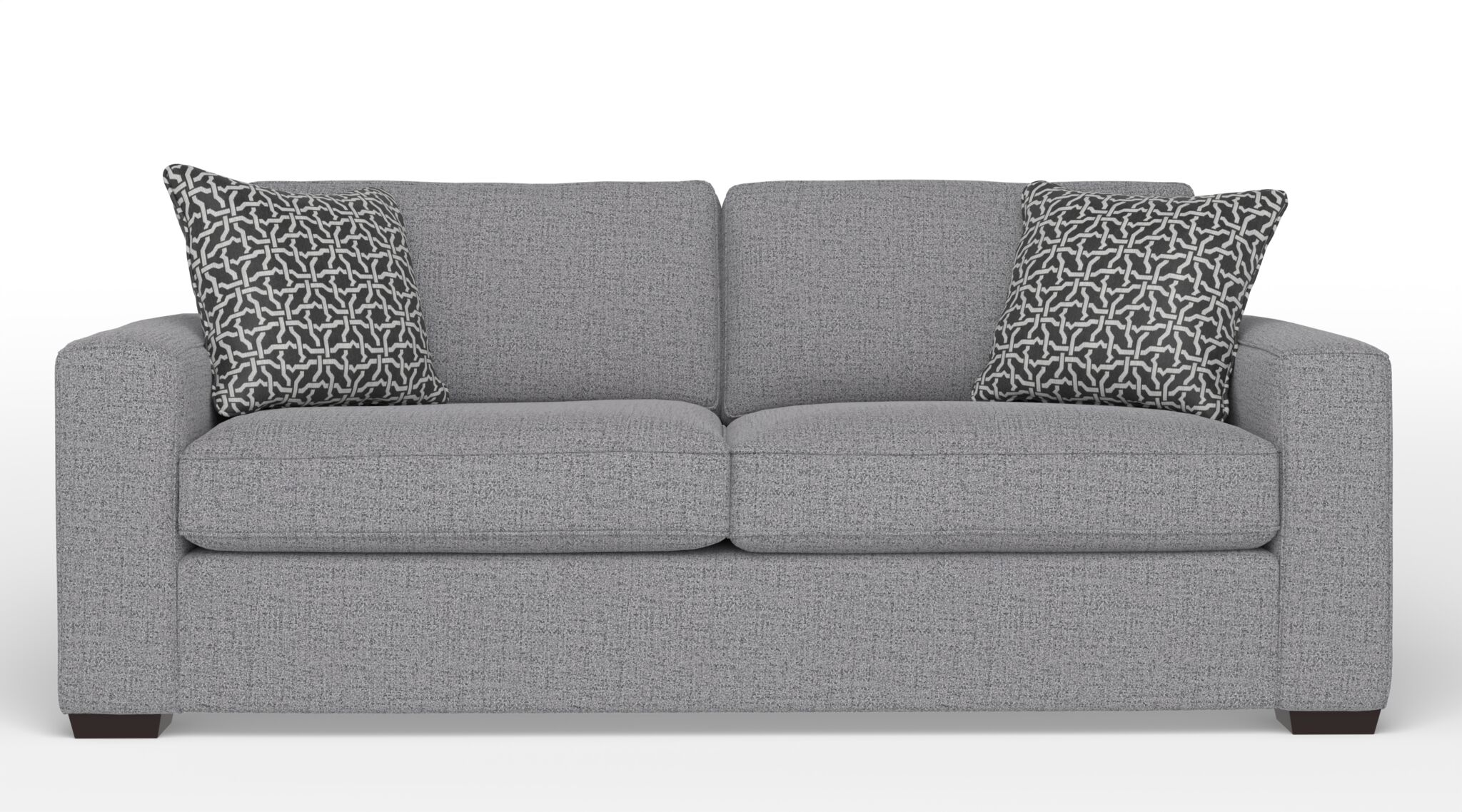 Celeste Queen Sofa Bed with Innerspring Mattress - Sutton Grey - Image 2