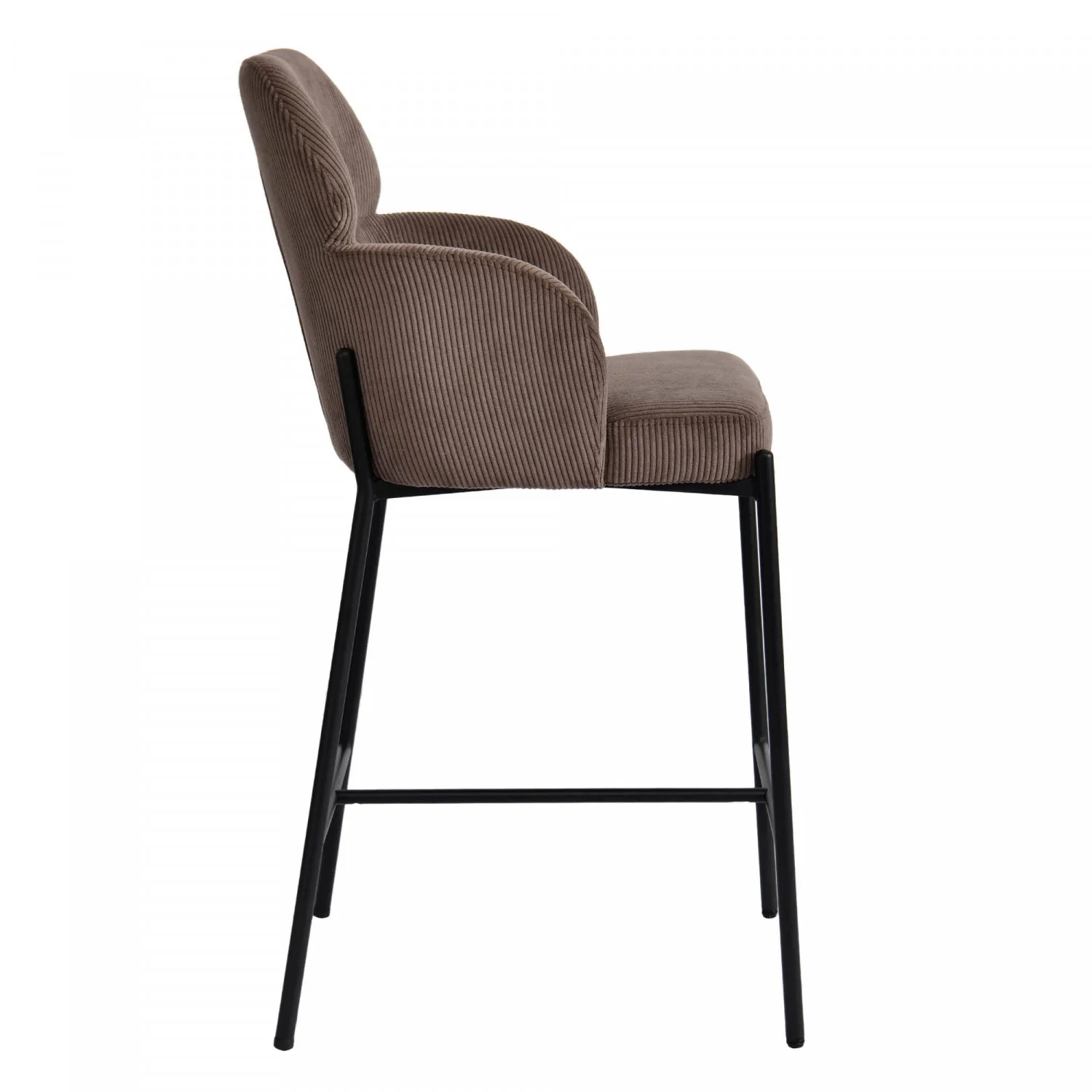 Celon Counter Stool - Corduroy Brown - Set of Two - Image 6