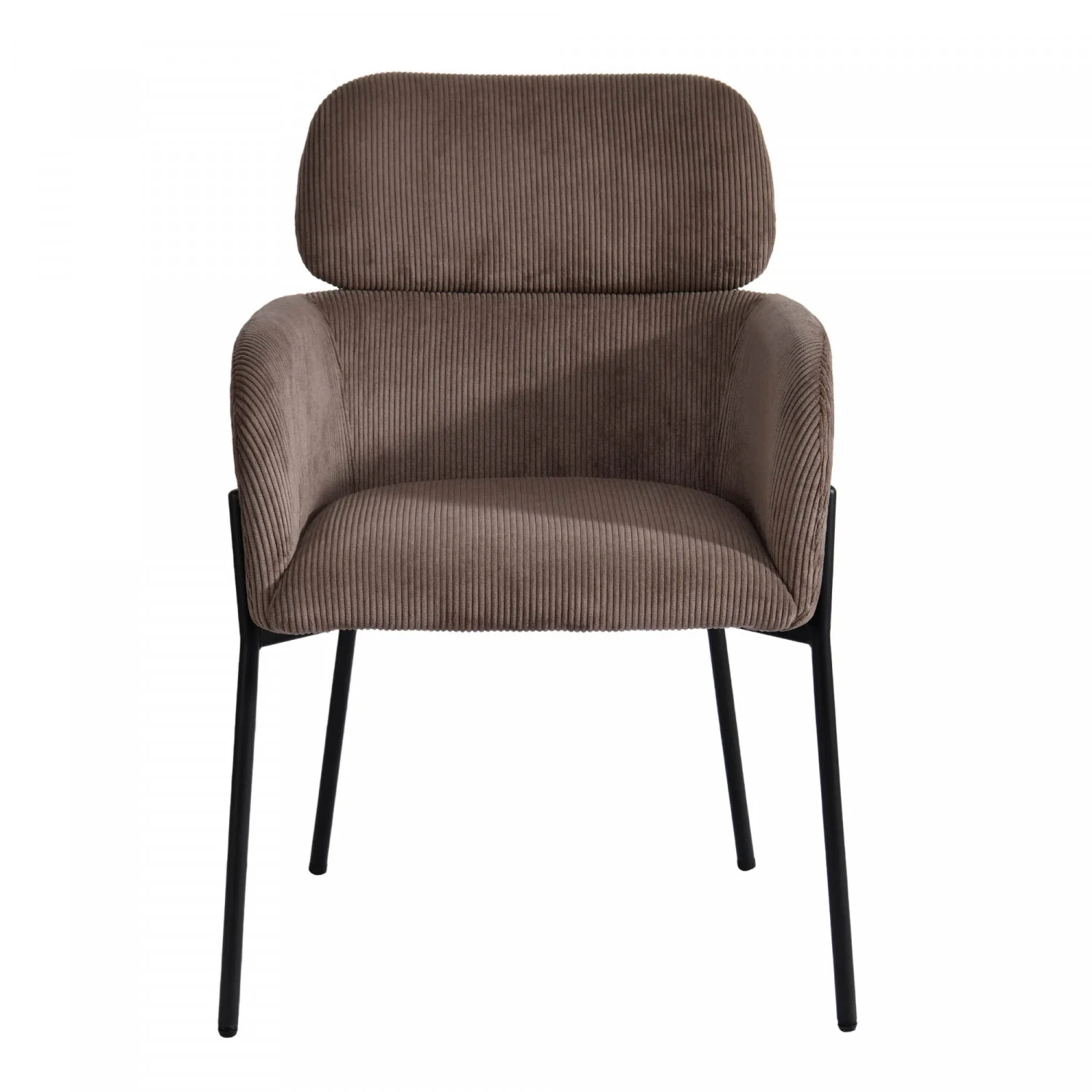 Celon Dining Chair - Corduroy Brown - Image 2