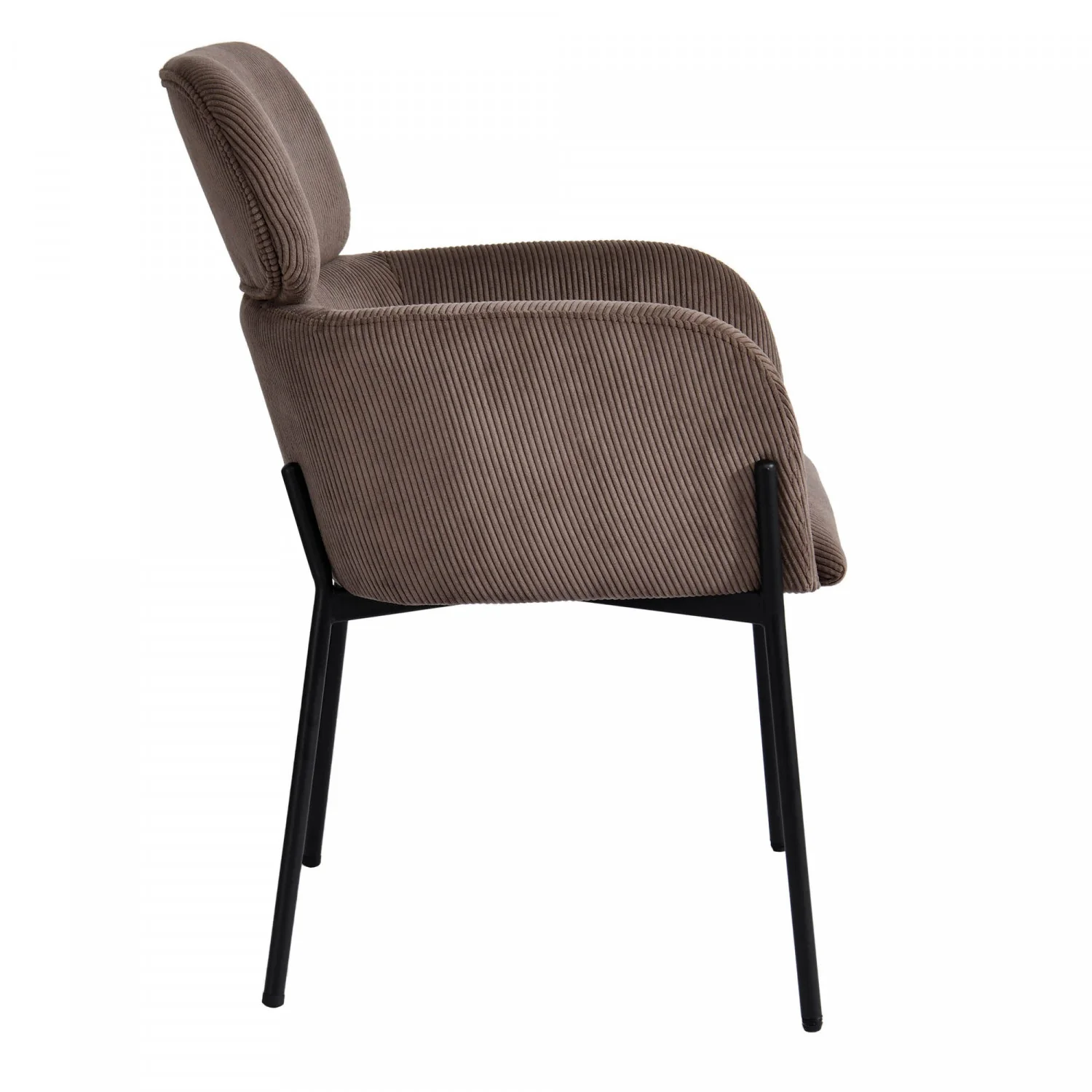Celon Dining Chair - Corduroy Brown - Image 4