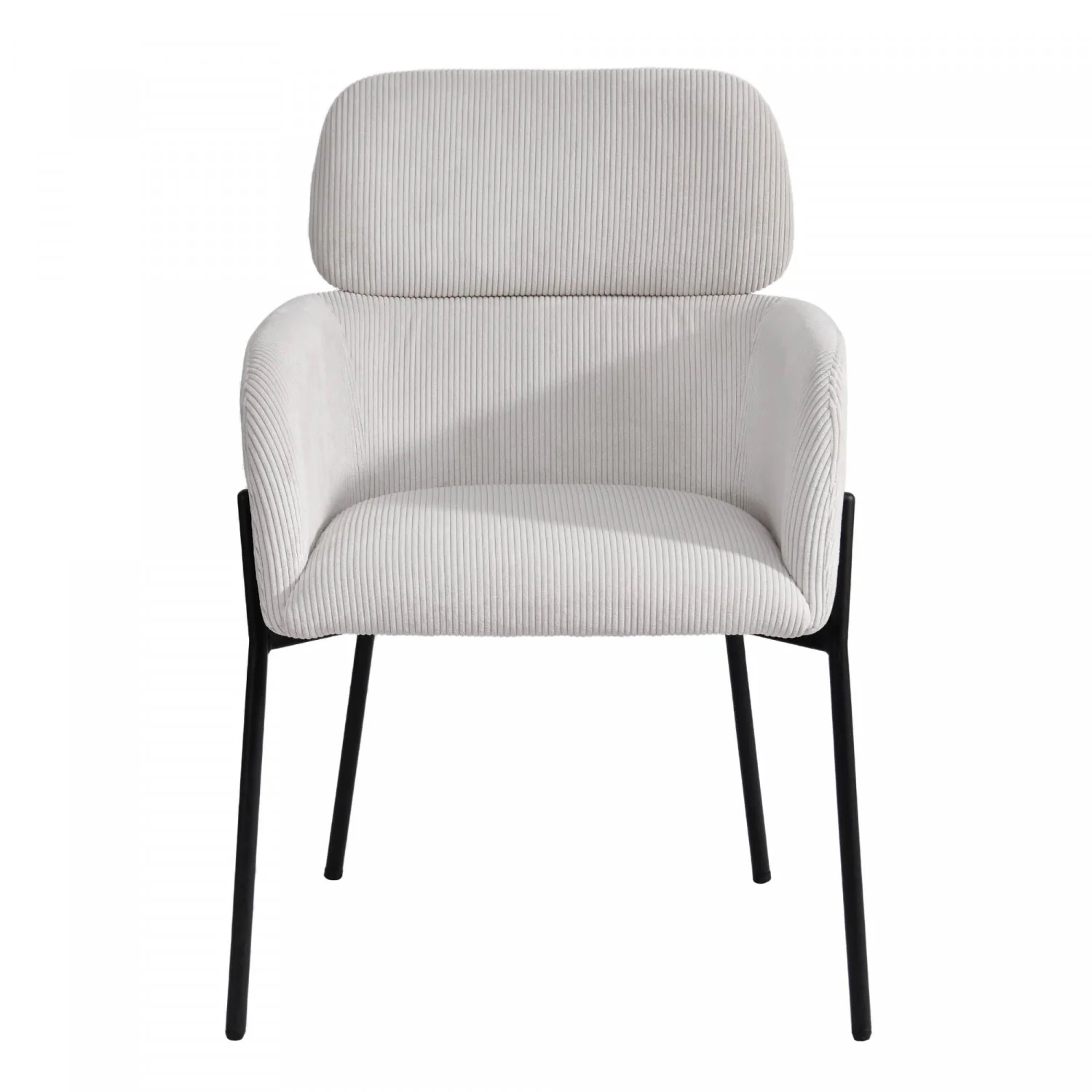 Celon Dining Chair - Corduroy White - Image 3