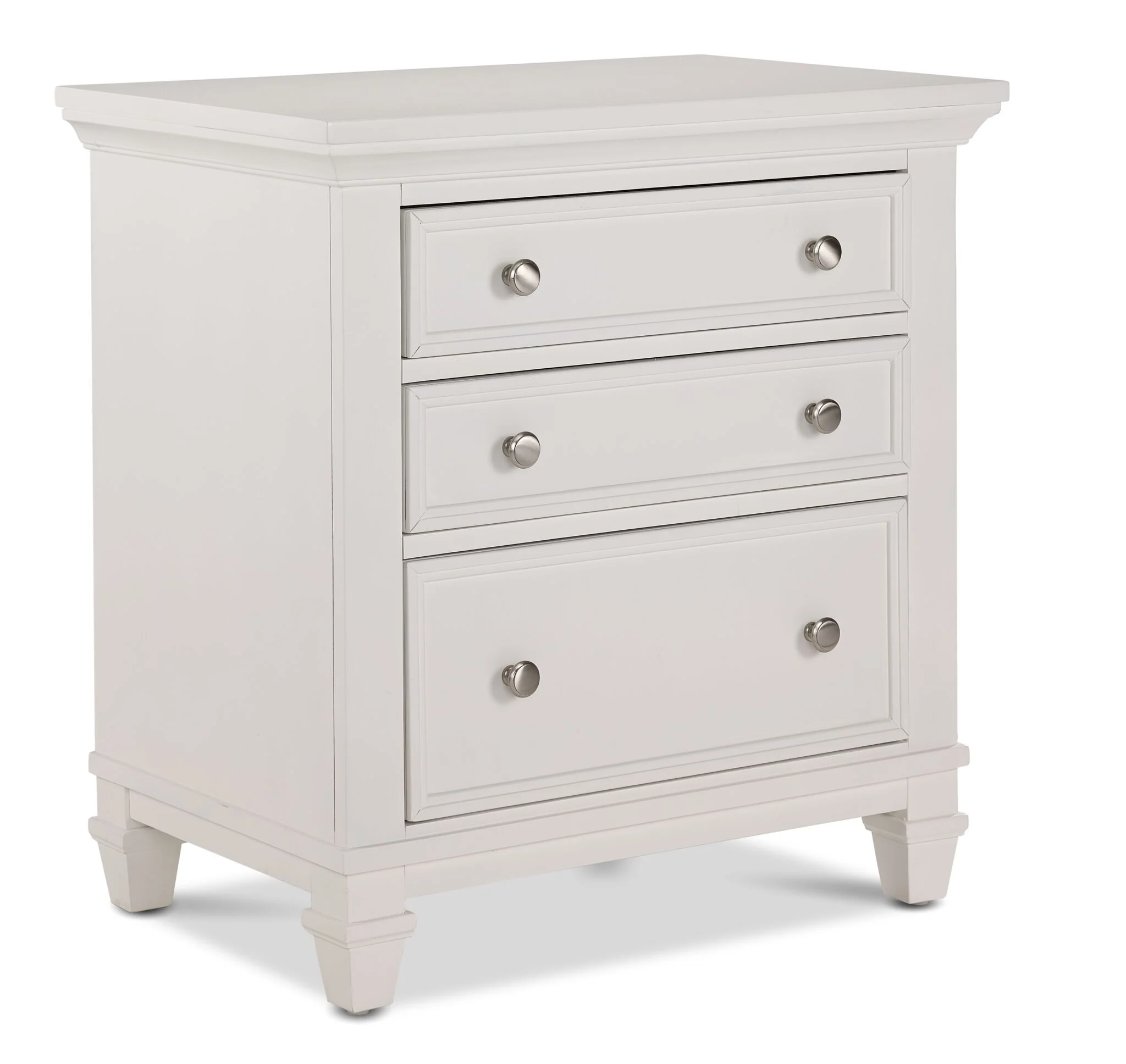 Charleston 6 - Piece Queen Storage Bedroom Package- Dove White - Image 4