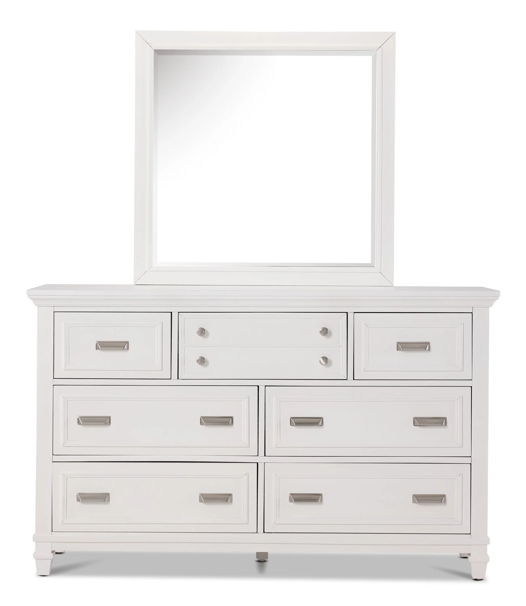 Charleston 7-Drawer Dresser - Dove White - Image 2