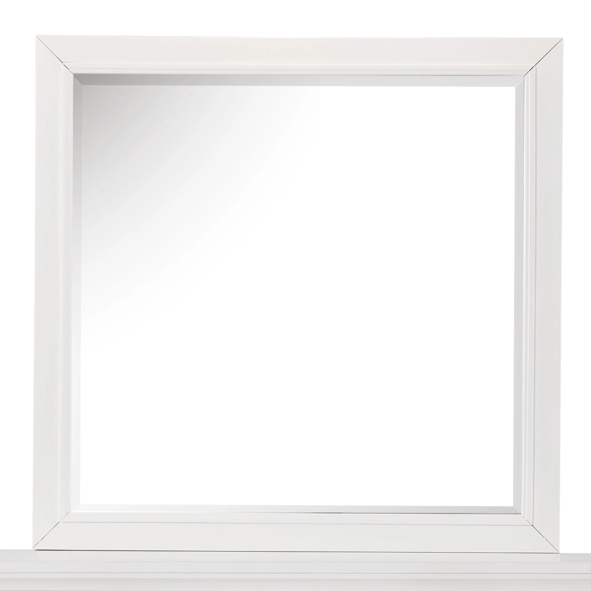 Charleston Mirror- Dove White - Image 2