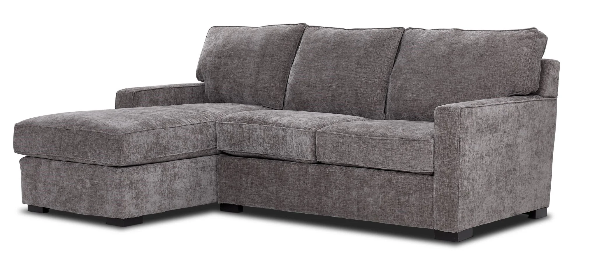 Charlotte 2-Piece Sectional with Left-Facing Chaise - Pewter - Image 2