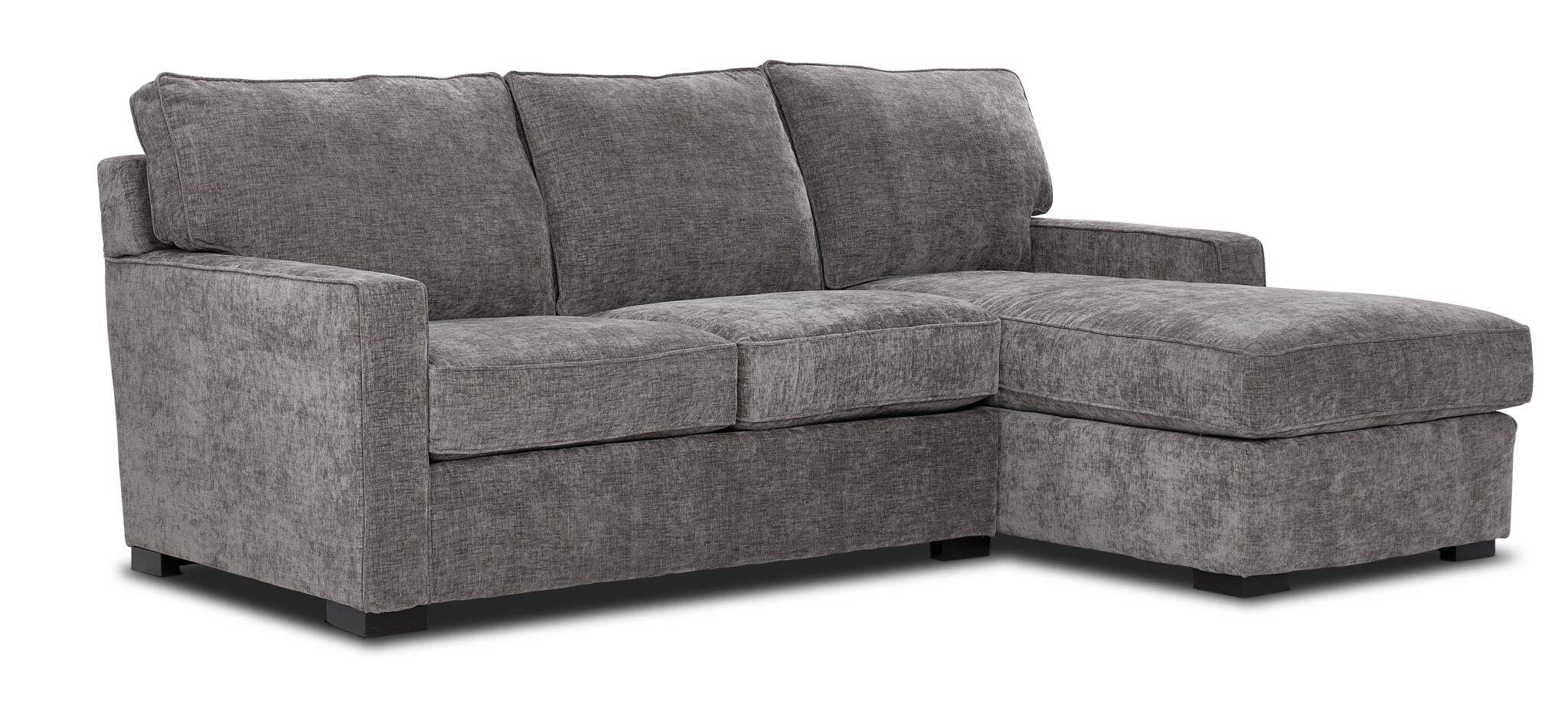 Charlotte 2-Piece Sectional with Right-Facing Chaise - Pewter - Image 2