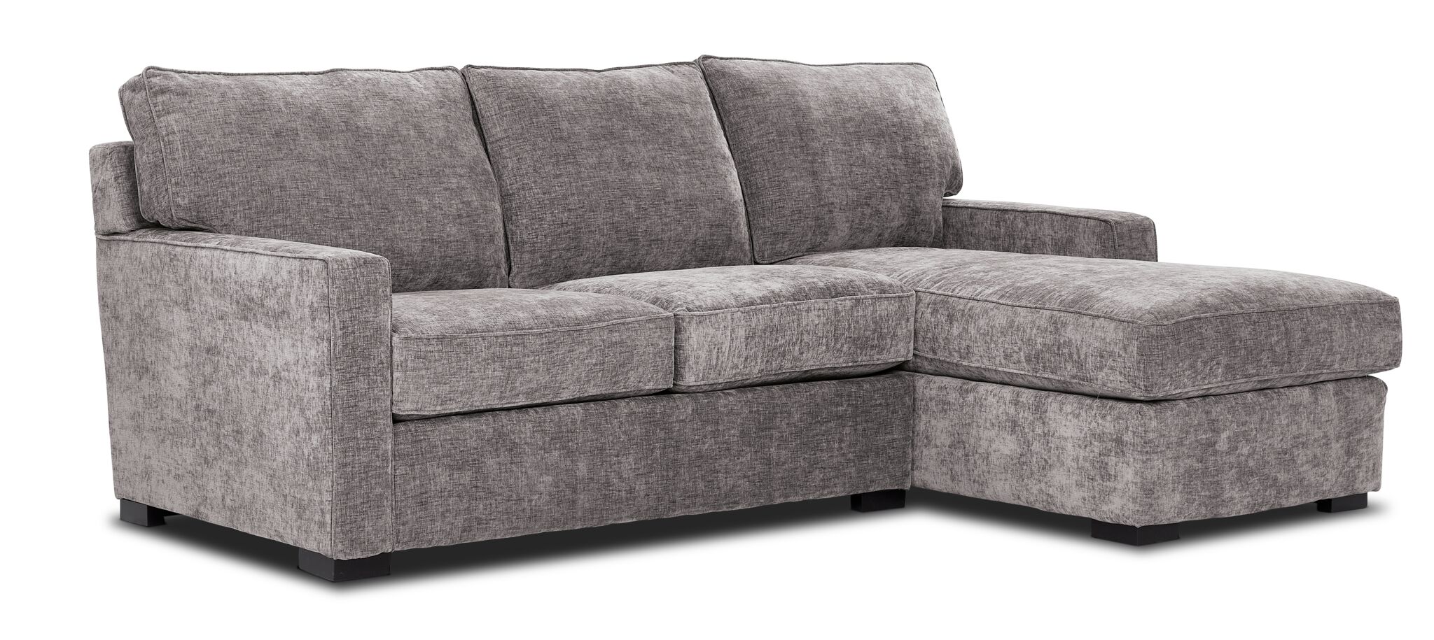 Charlotte 2-Piece Sectional with Right-Facing Chaise - Smoke - Image 2