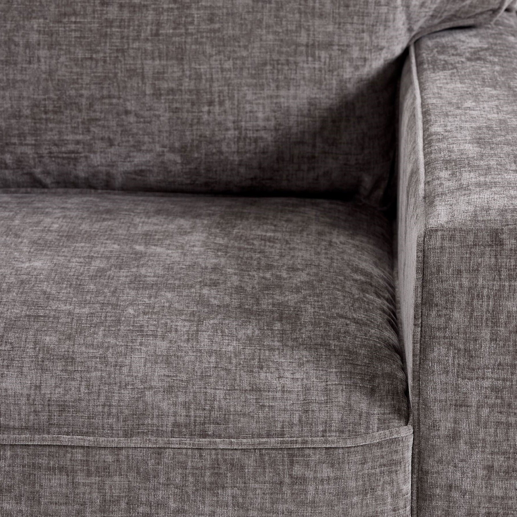 Charlotte 4-Piece Sectional with Left-Facing Chaise - Pewter - Image 6