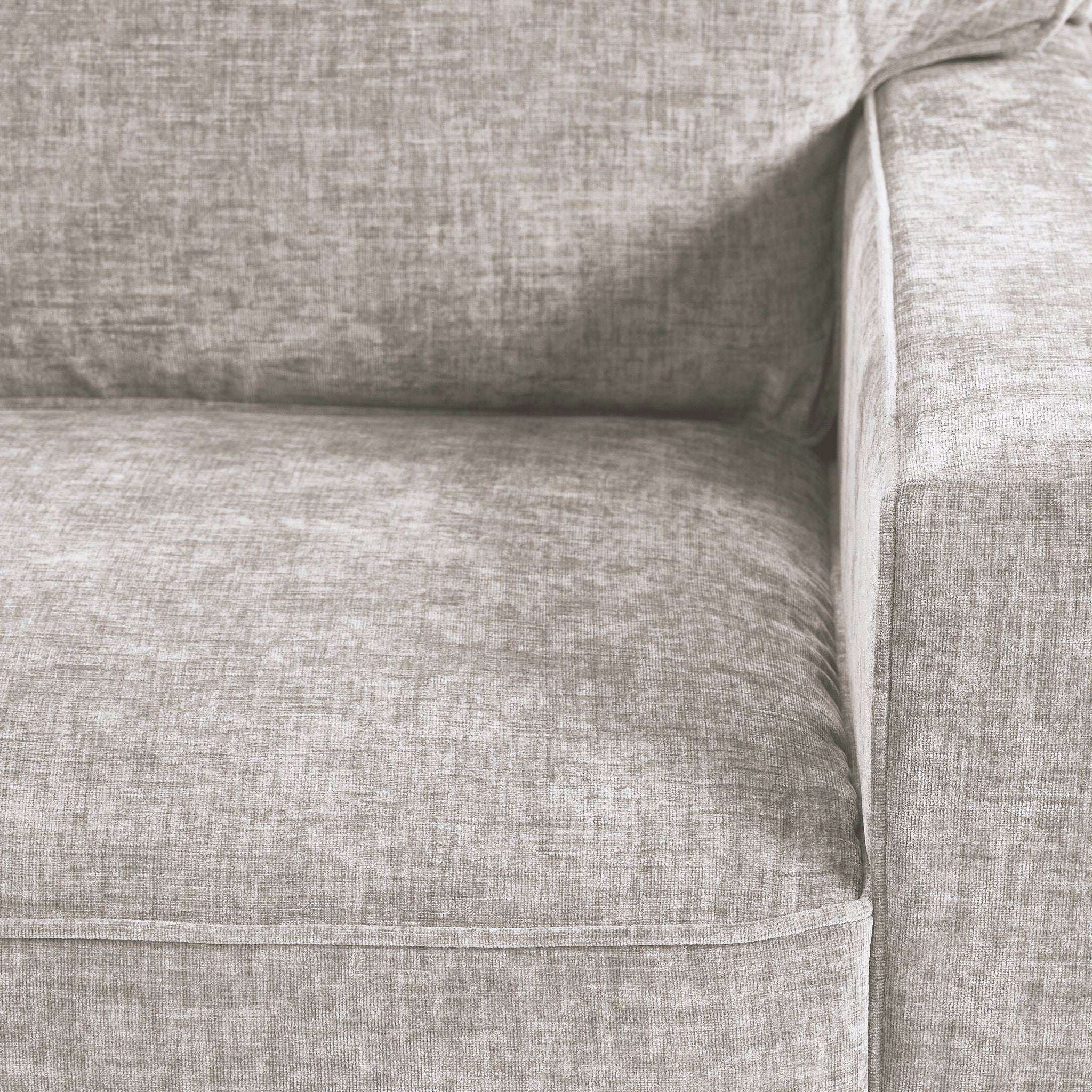 Charlotte 4-Piece Sectional with Left-Facing Chaise - Sand - Image 5