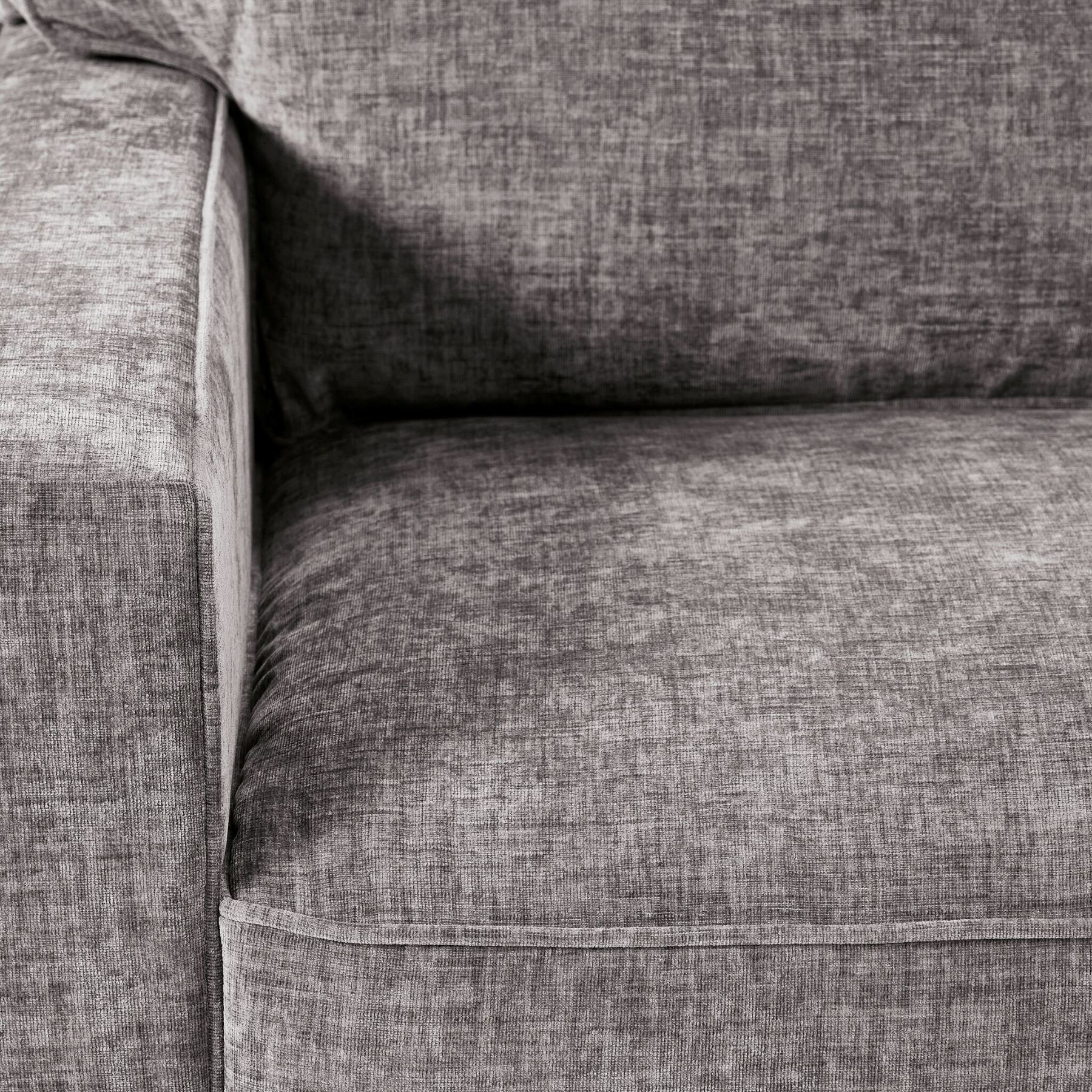 Charlotte 4-Piece Sectional with Right-Facing Chaise - Smoke - Image 6