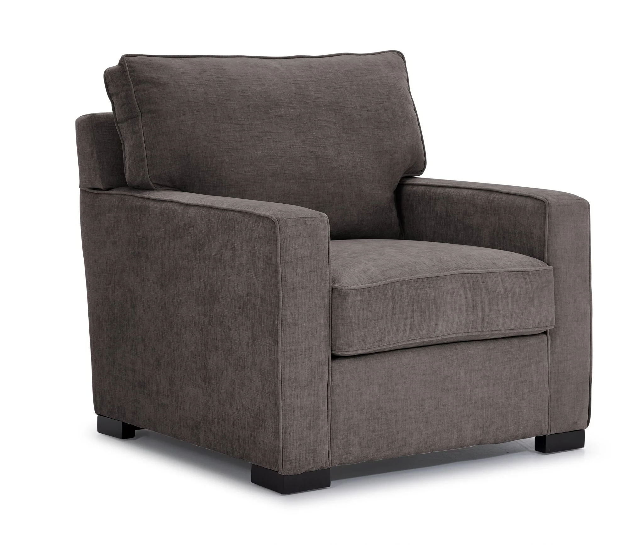 Charlotte Sofa and Chair Set - Pewter - Image 3