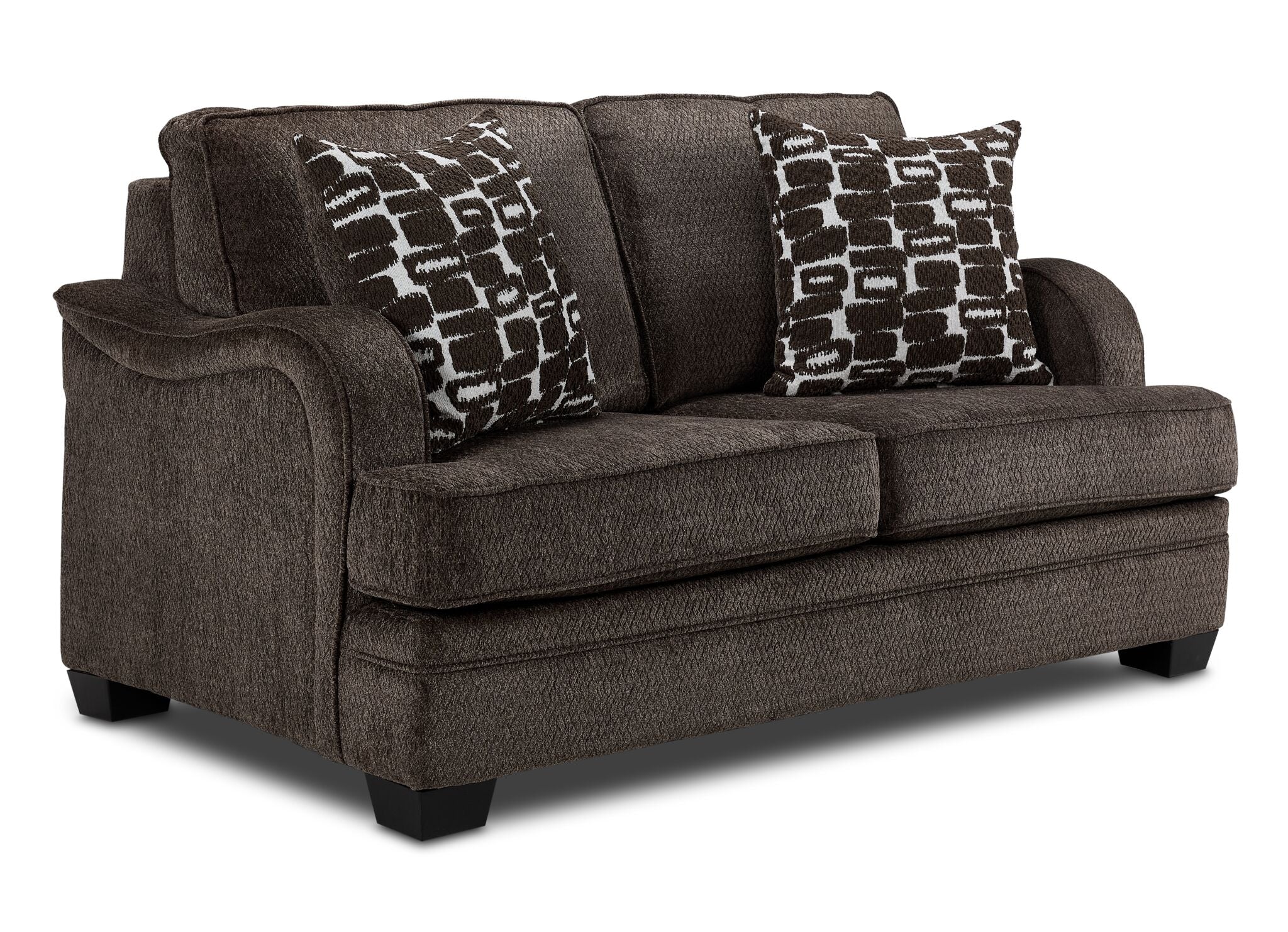 Charmaine Sofa and Loveseat Set - Brown - Image 3