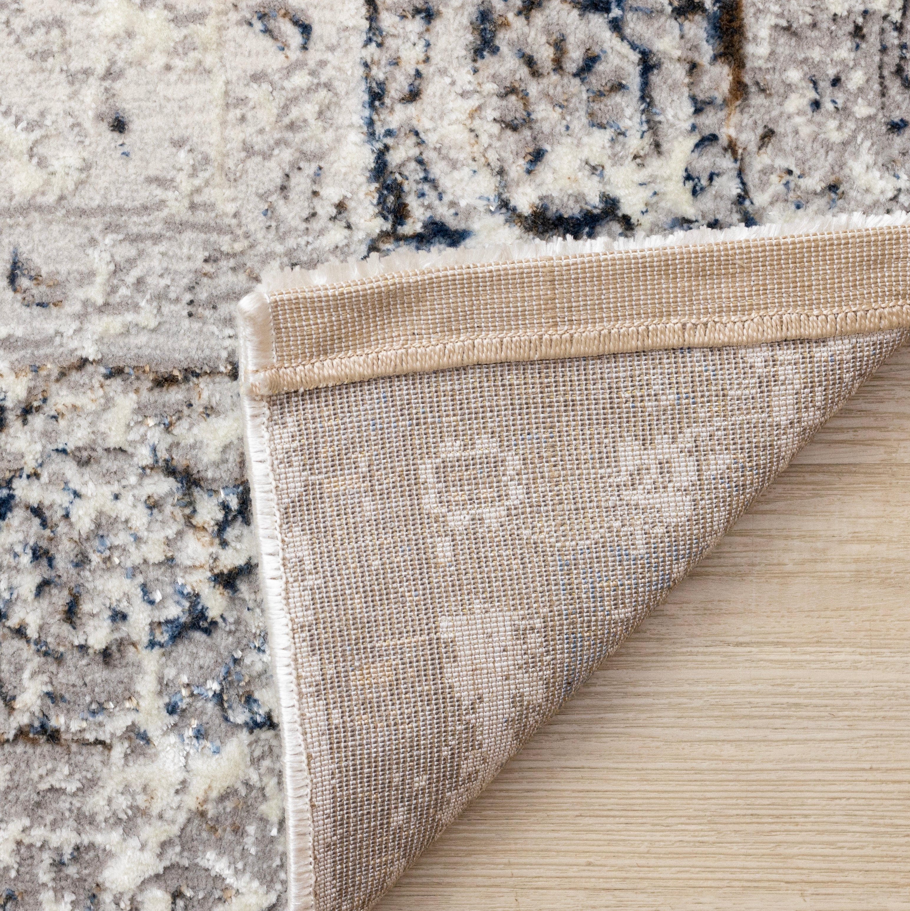 Chateau Charm 7'10" x 10'6" Elegant Classic Area Rug - Grey, Beige - Image 7