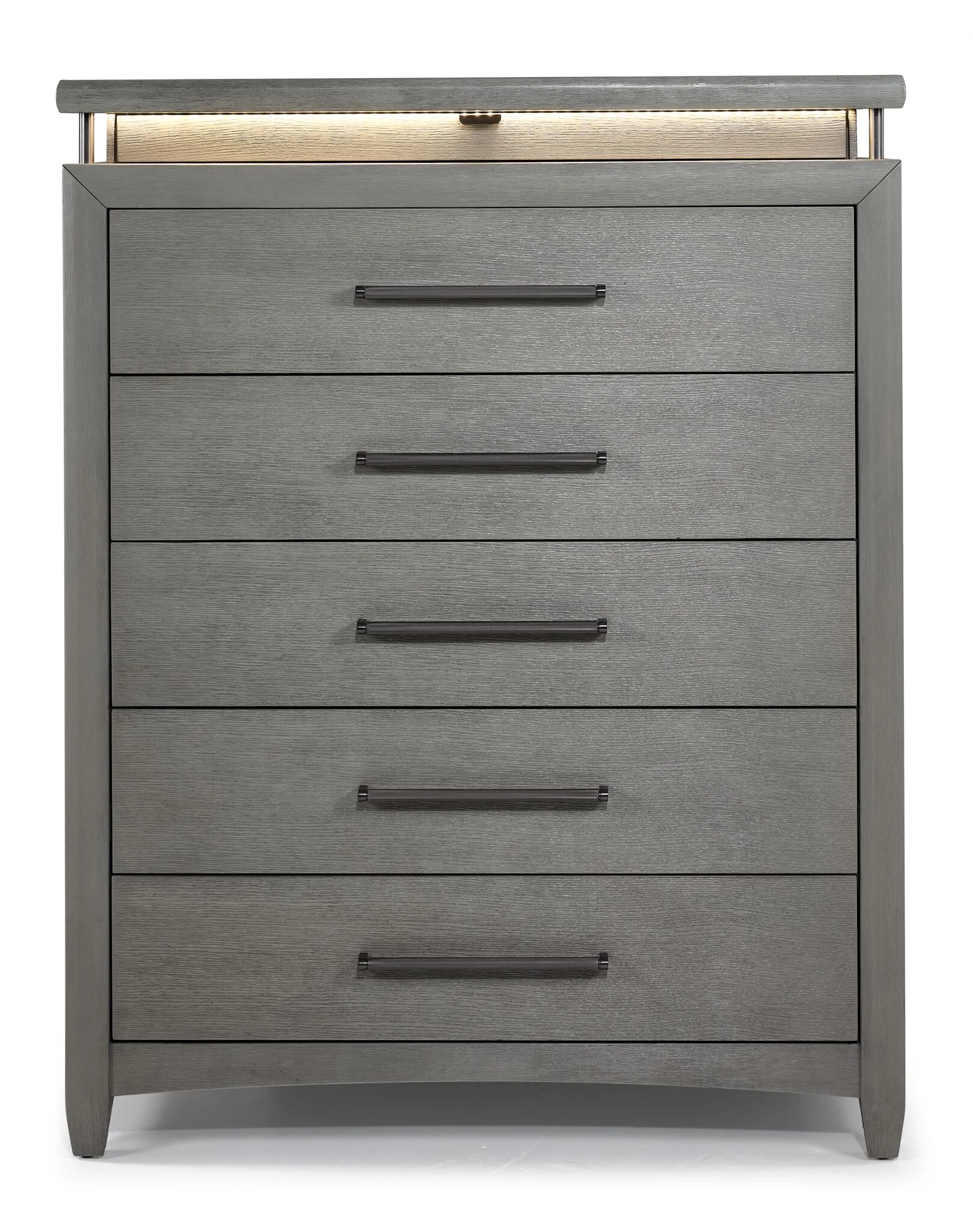 Chelsea 5-Drawer Chest - Grey - Image 5