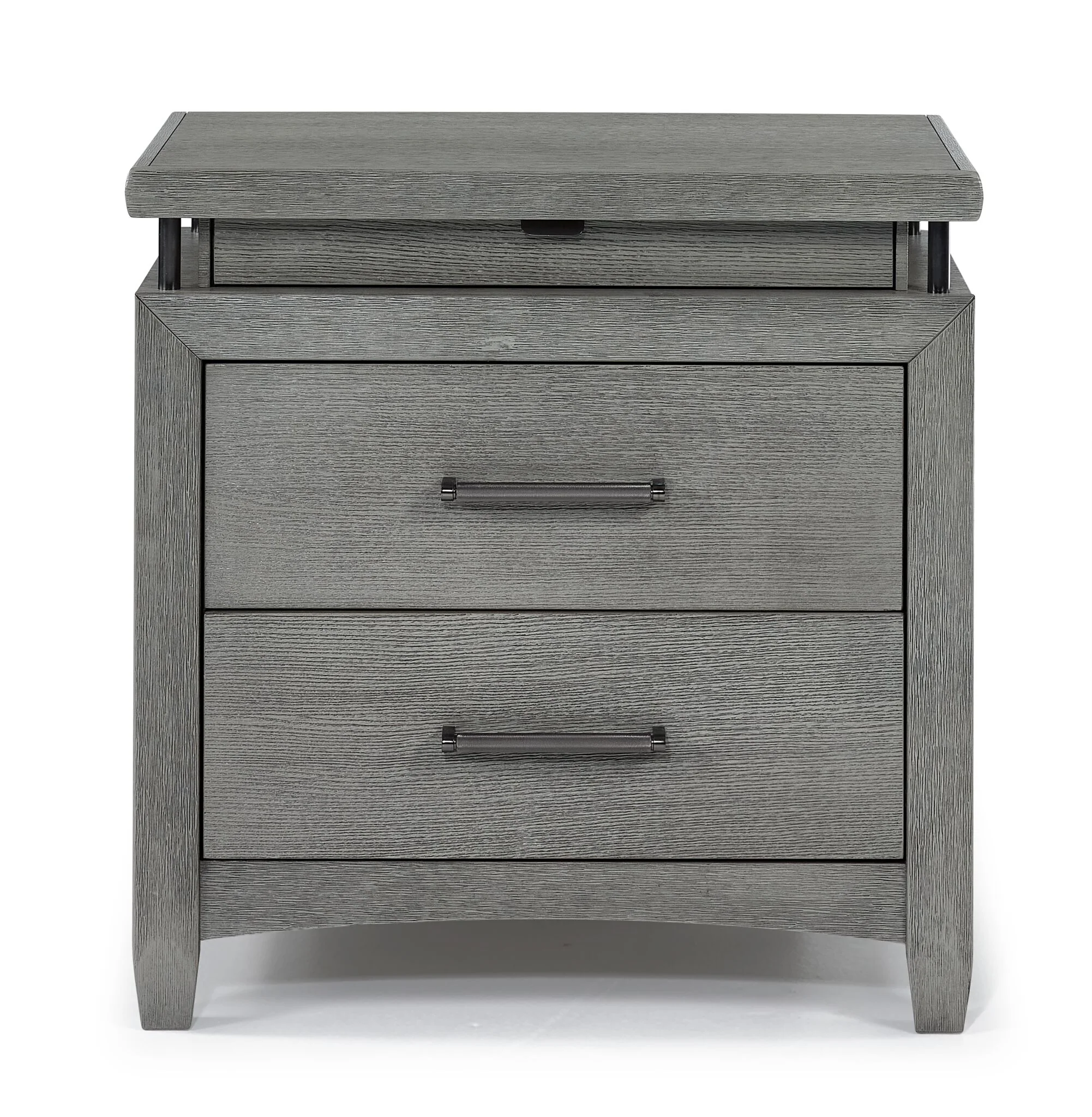 Chelsea Night Table - Grey - Image 2