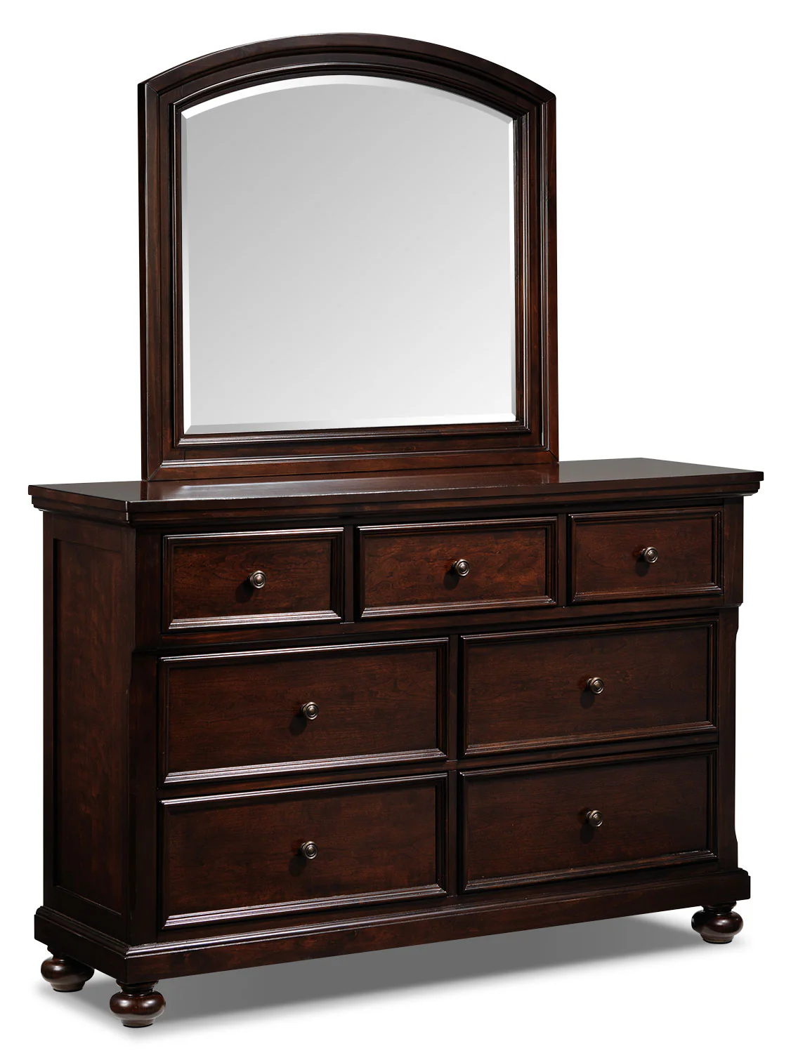 Chester 6-Piece Queen Storage Bedroom Package - Cherry - Image 4
