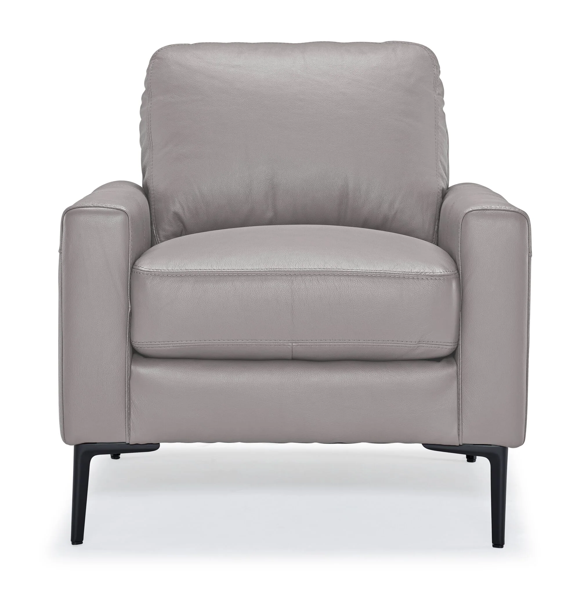 Chito Leather Chair - Cloud Grey - Image 2