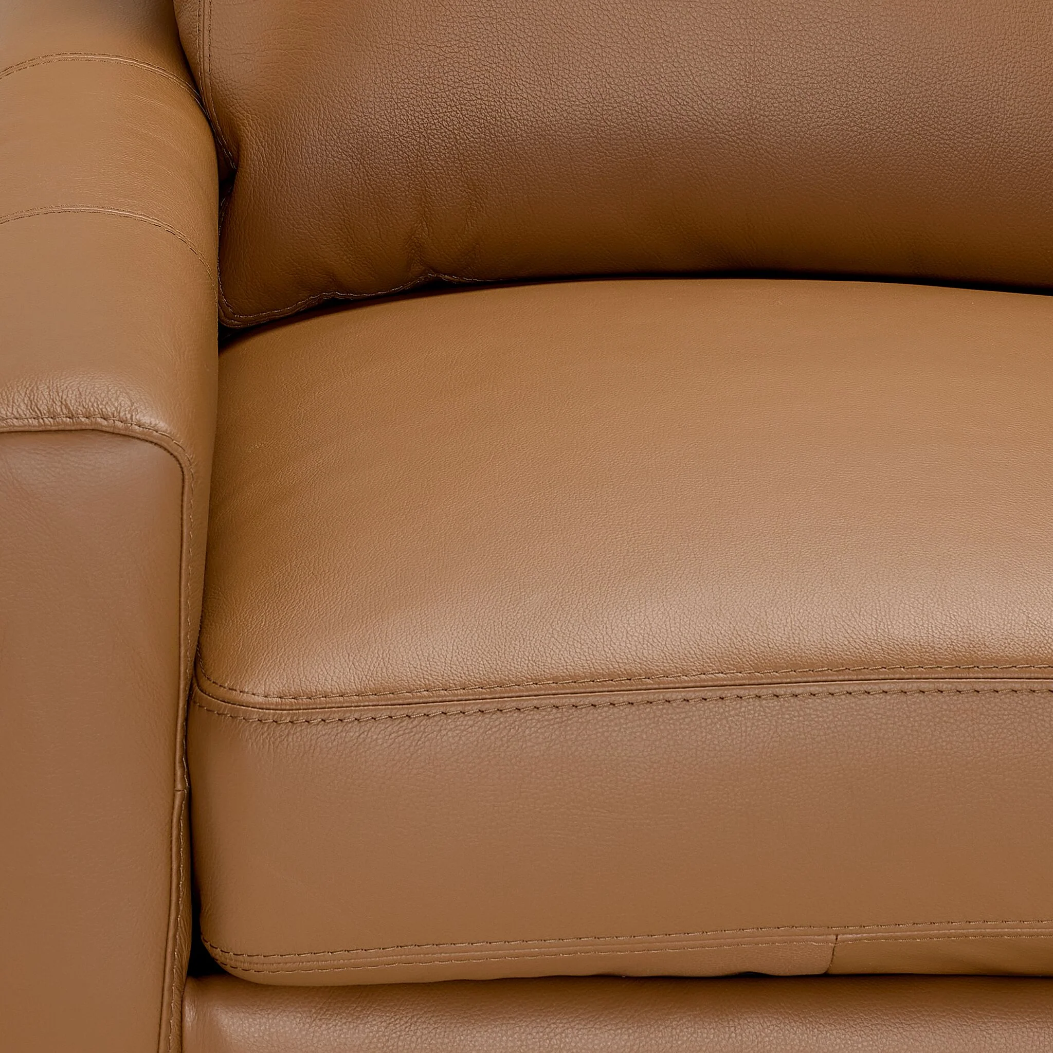 Chito Leather Chair - Saddle - Image 3