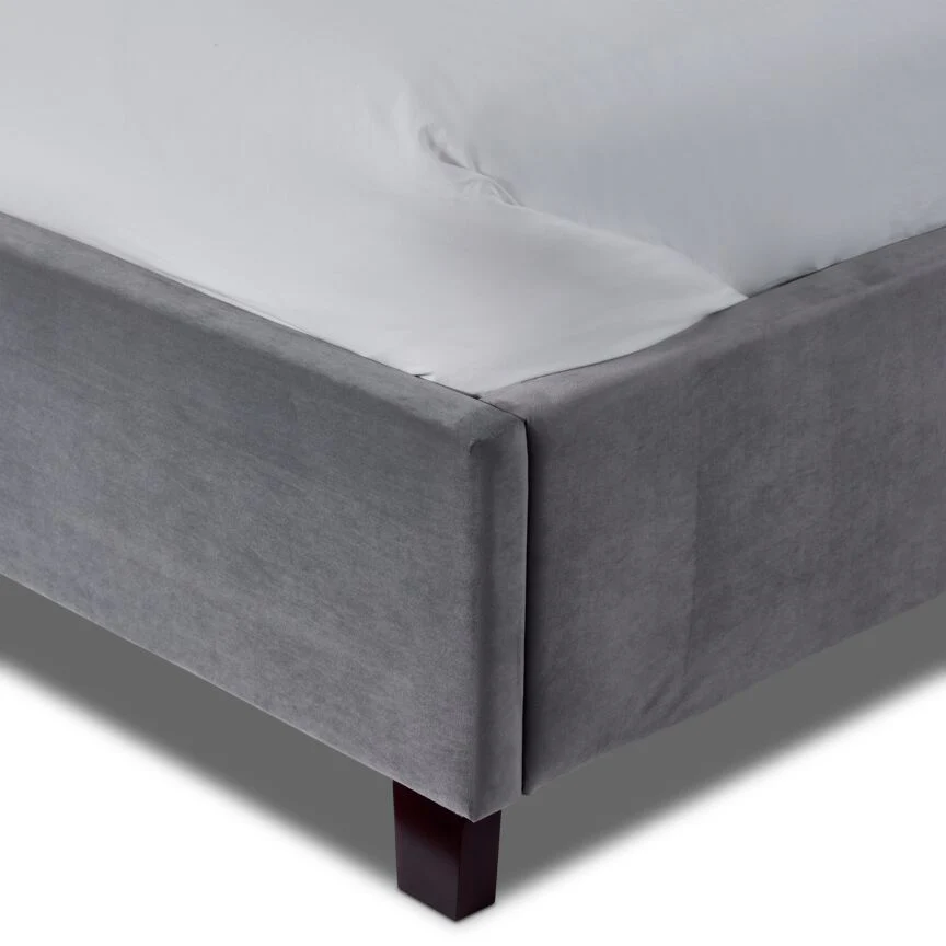 Chloe 3-Piece Queen Bed - Grey - Image 4