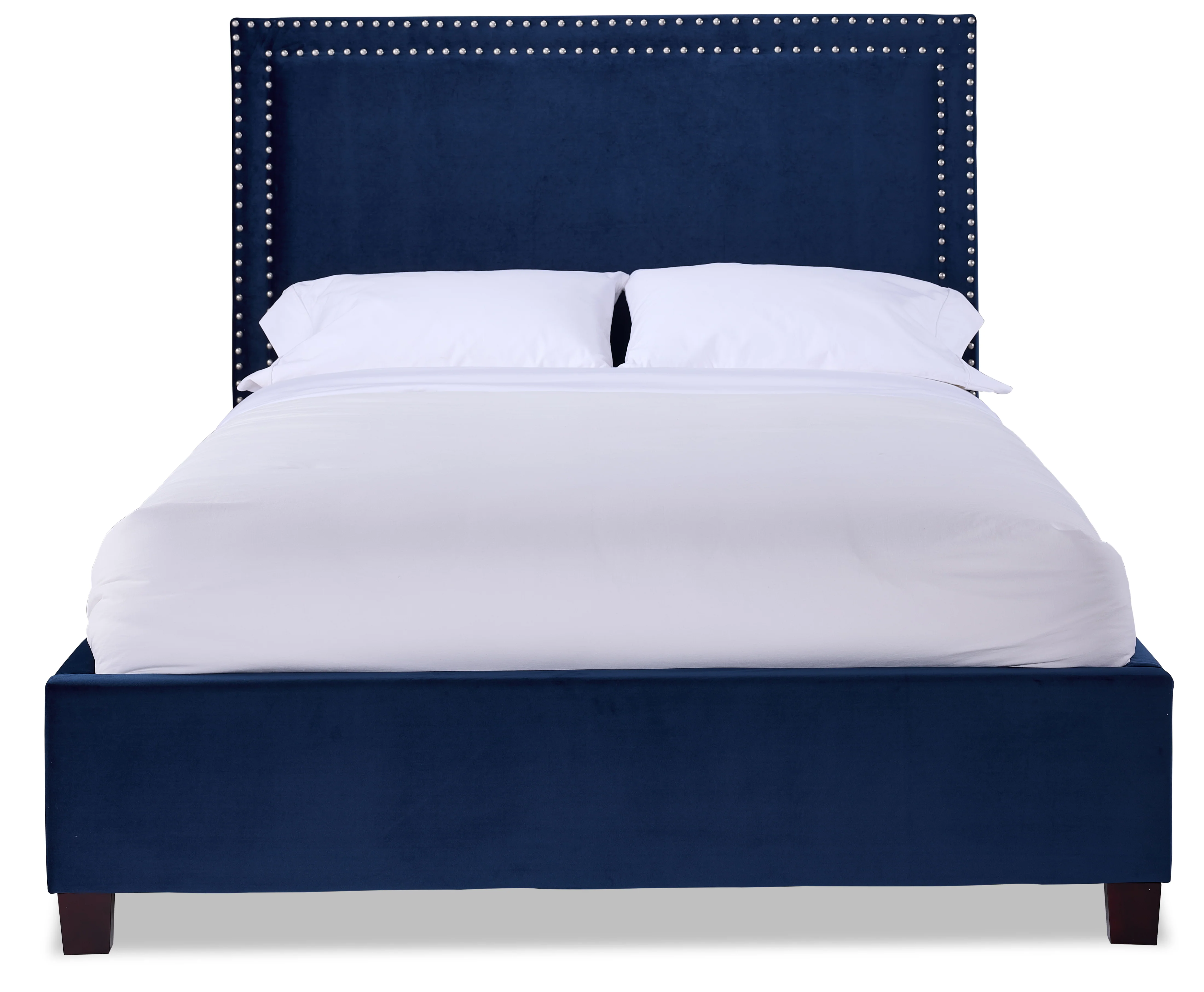 Chloe 3-Piece Queen Bed - Navy - Image 3