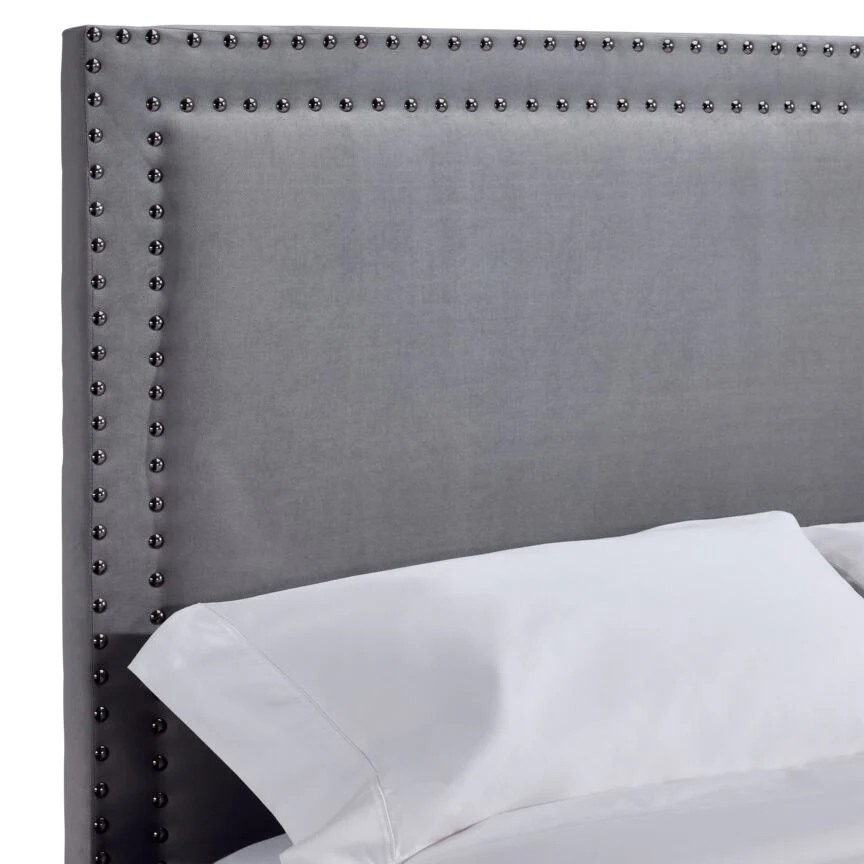 Chloe Queen Headboard - Grey - Image 3