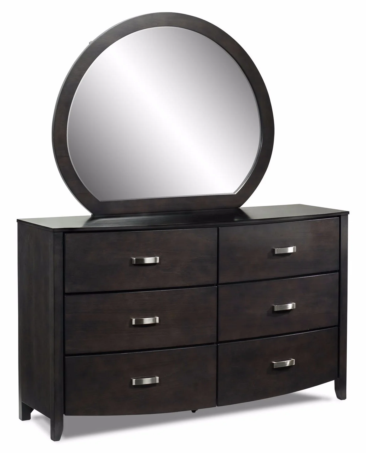 Cinema 6-Drawer Dresser - Charcoal - Image 3