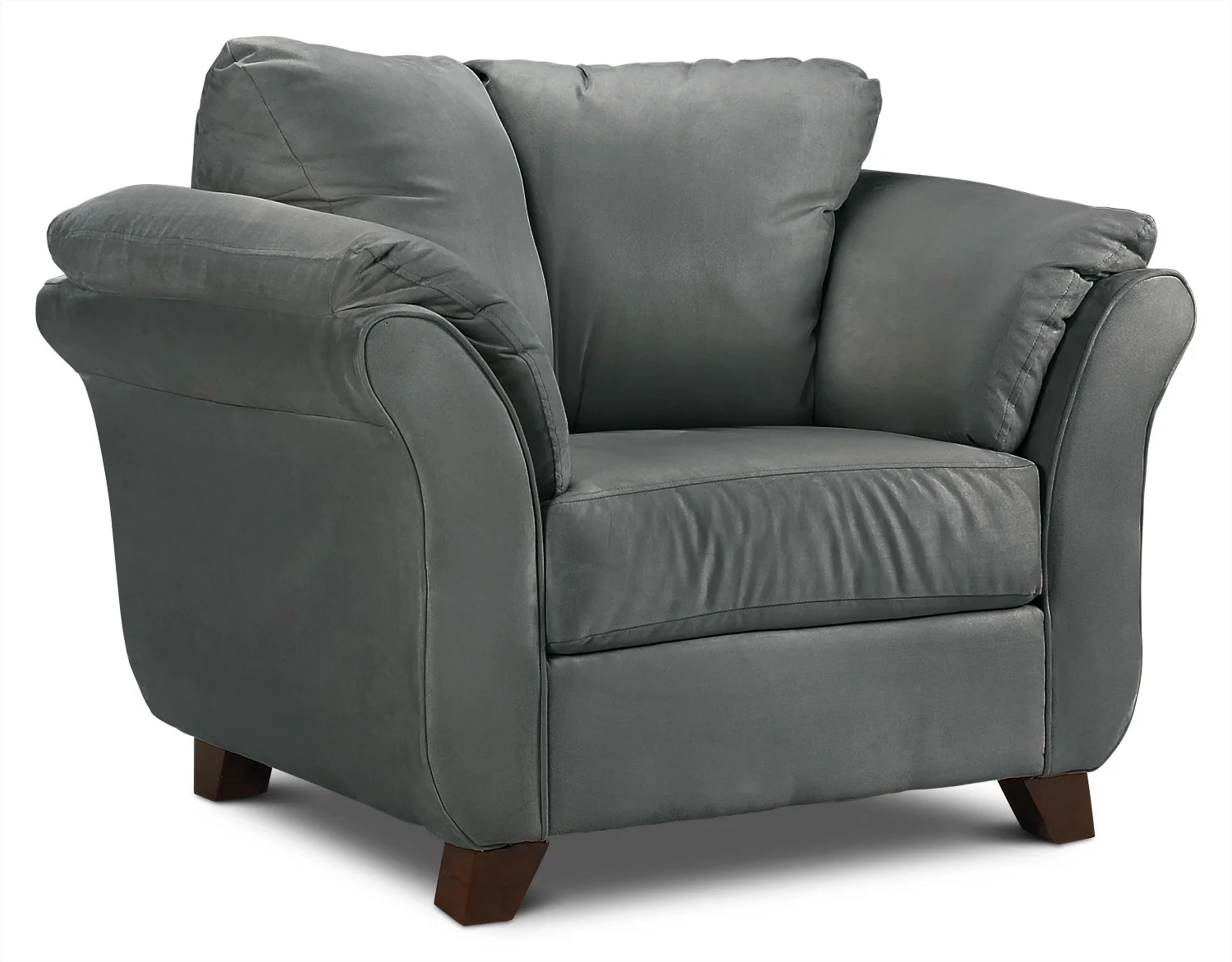Collier Sofa and Chair Set - Dark Grey - Image 4