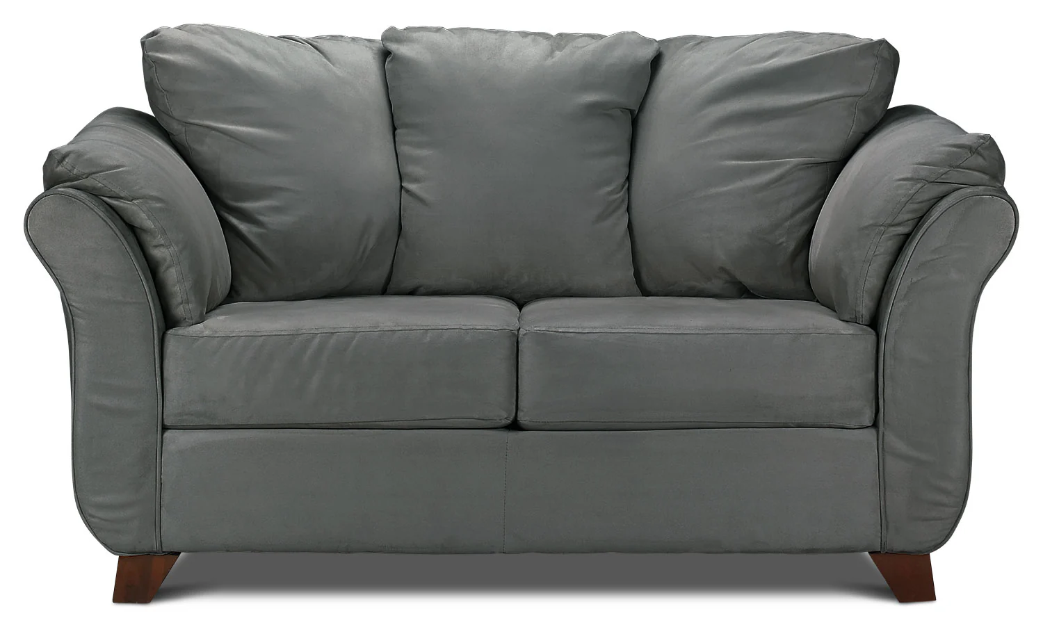 Collier Sofa and Loveseat Set - Dark Grey - Image 3