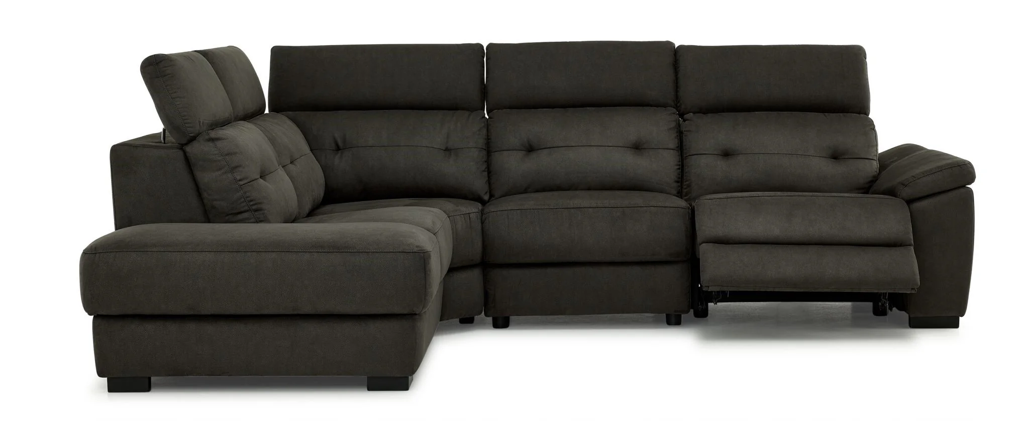Colorado 4-Piece Power Reclining Sectional with Left-Facing Chaise - Graphite - Image 4