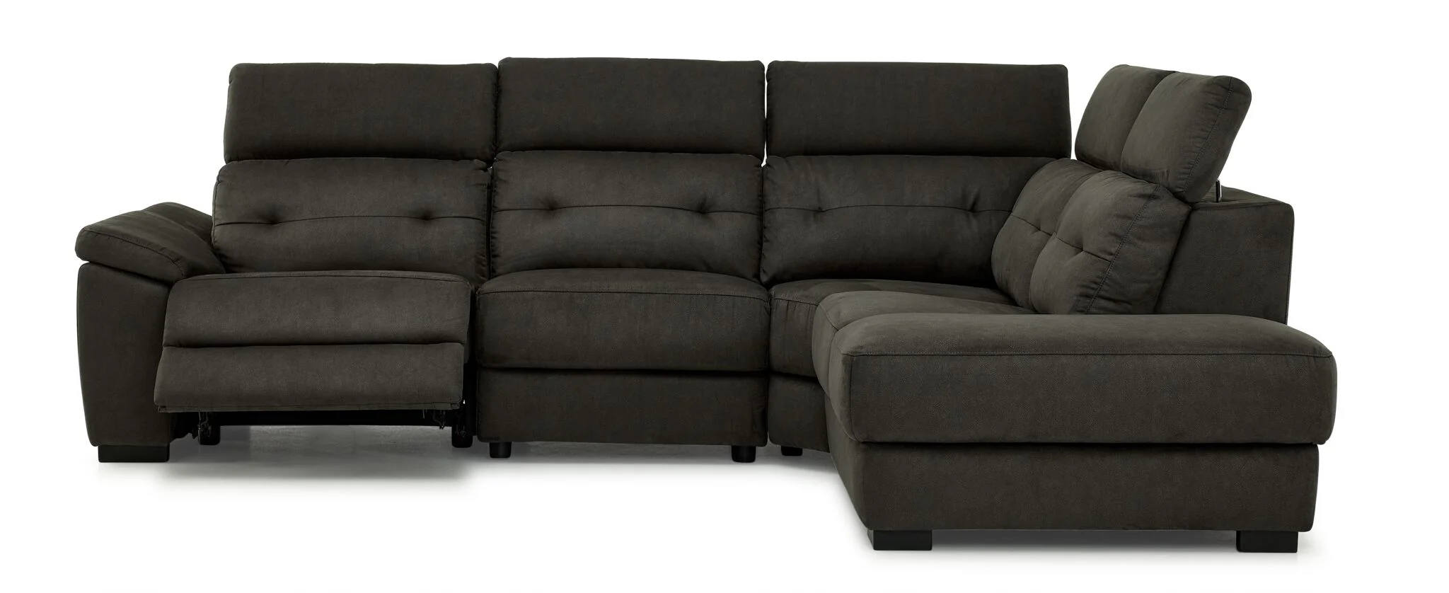 Colorado 4-Piece Power Reclining Sectional with Right-Facing Chaise - Graphite - Image 5