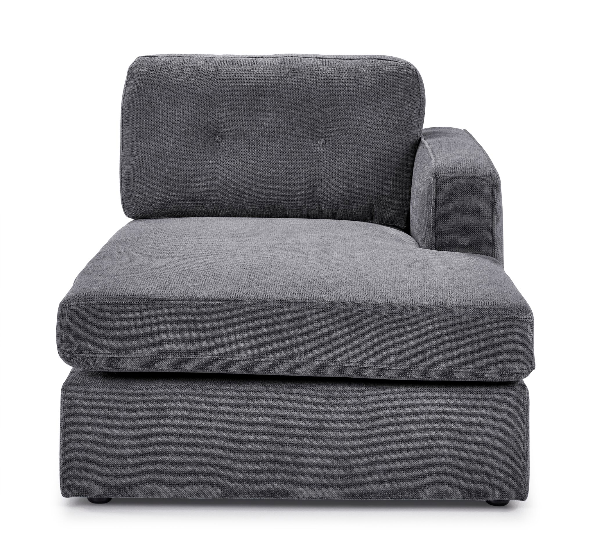 Feeling Connected - Connex 3-Piece Modular Chaise - Light Grey - Image 4