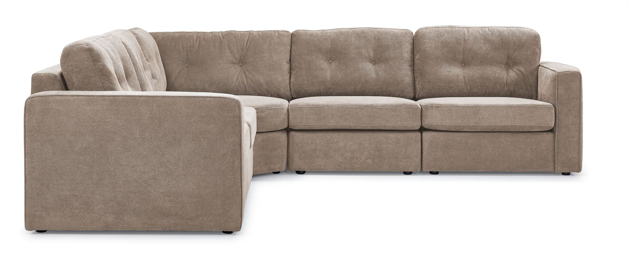 Feeling Connected - Connex 5-Piece Modular Sectional - Beige - Image 2