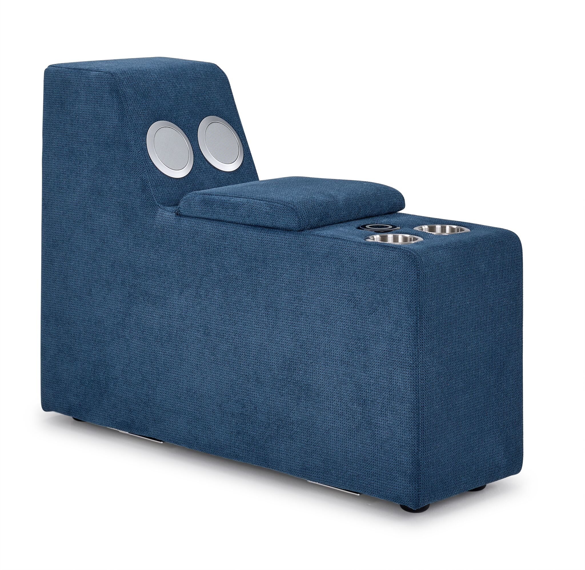 Feeling Connected - Connex 5-Piece Modular Sectional with Consoles - Blue - Image 12