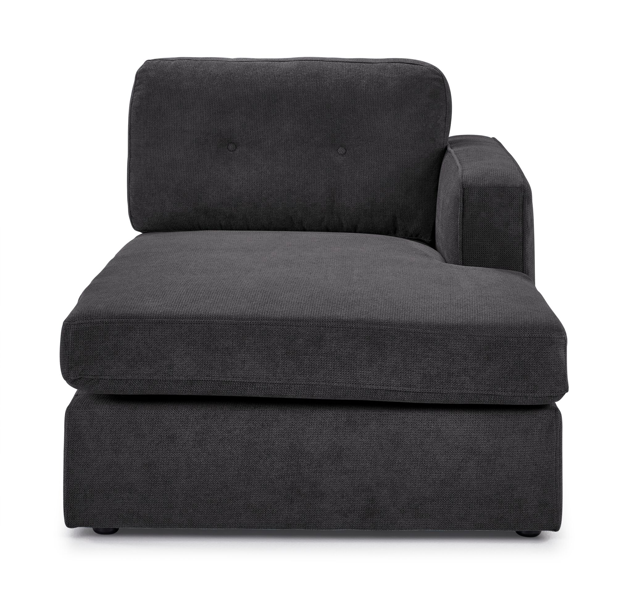 Feeling Connected - Connex 5-Piece Modular Sectional with Consoles - Dark Grey - Image 4