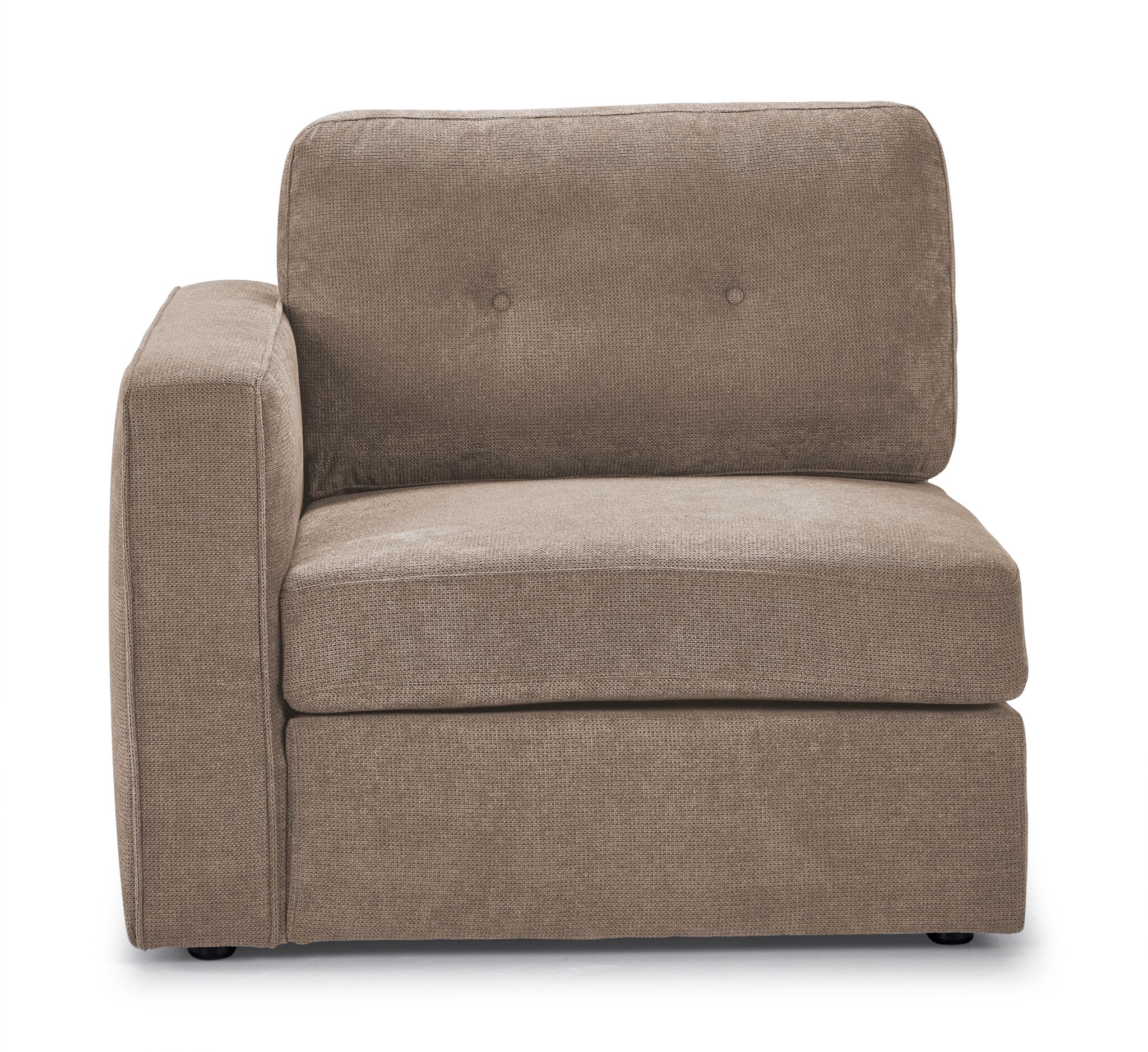 Feeling Connected - Connex 6-Piece Modular Sectional with Drawer Console - Beige - Image 2