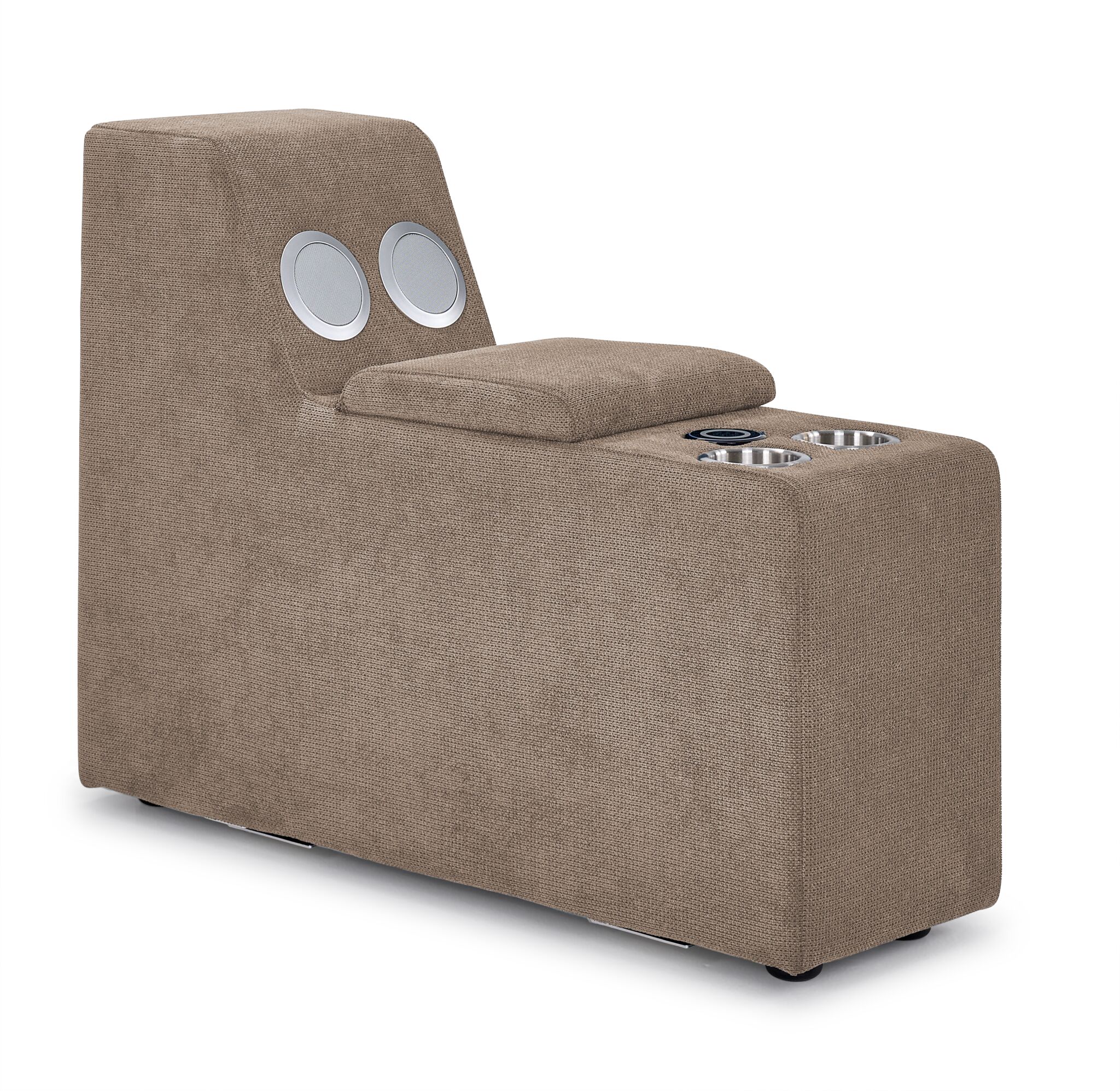 Feeling Connected - Connex 6-Piece Modular Sectional with Storage Console - Beige - Image 13