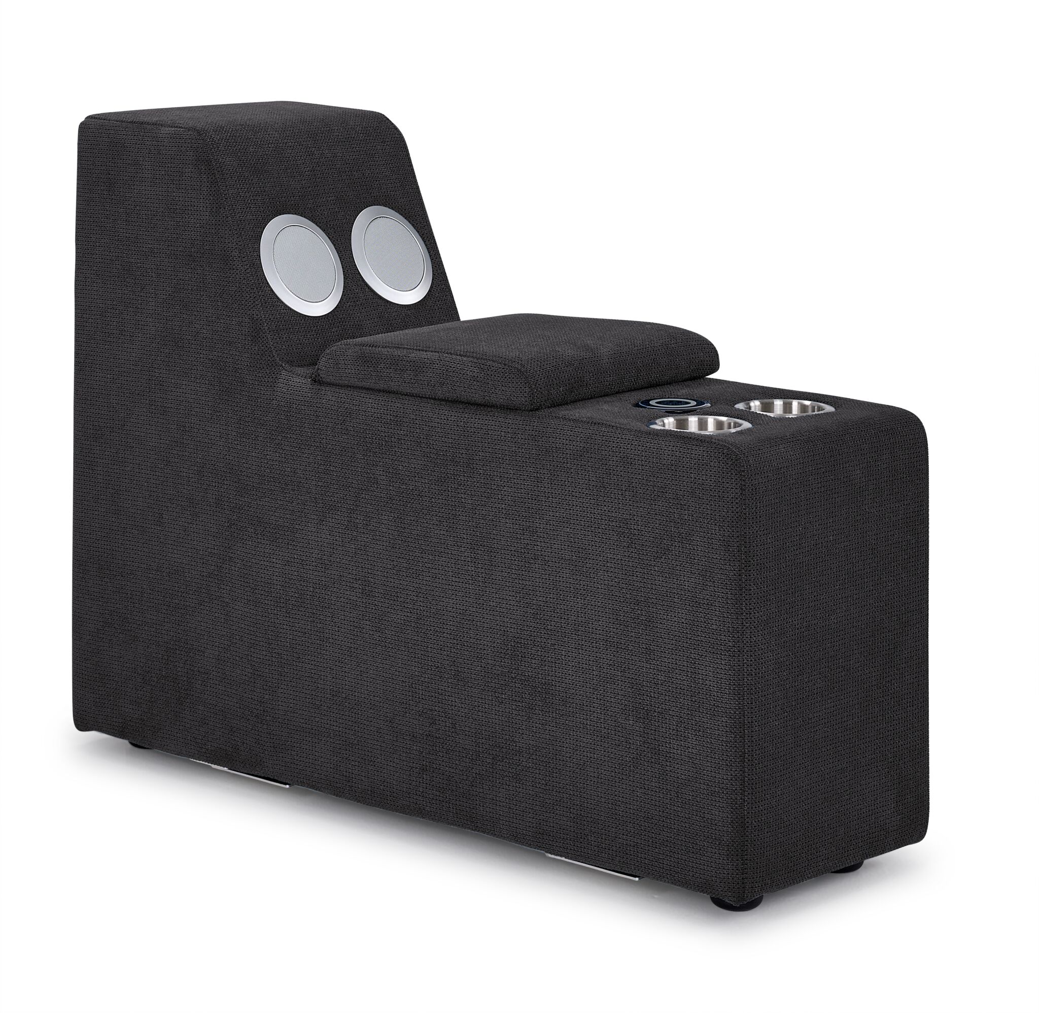 Feeling Connected - Connex 6-Piece Modular Sectional with Storage Console - Dark Grey - Image 15