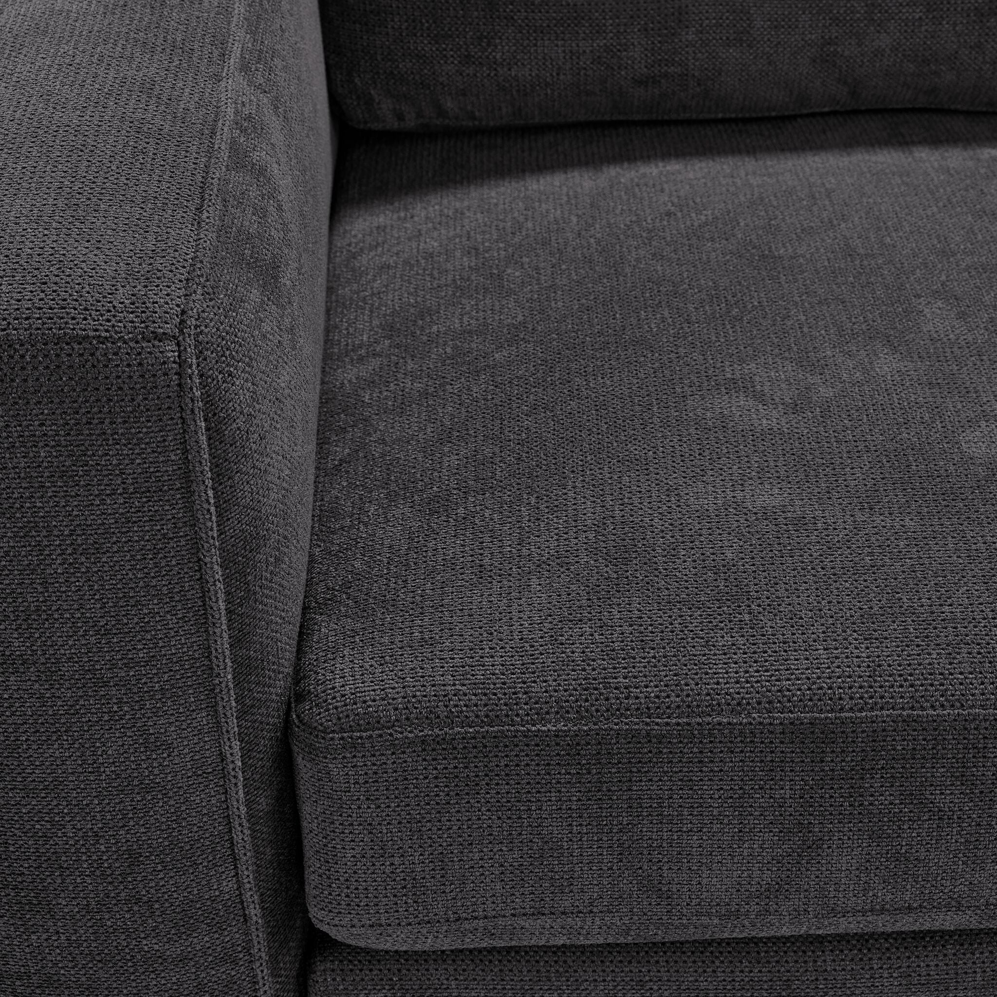 Feeling Connected - Connex 6-Piece Modular Sectional with Storage Console - Dark Grey - Image 18