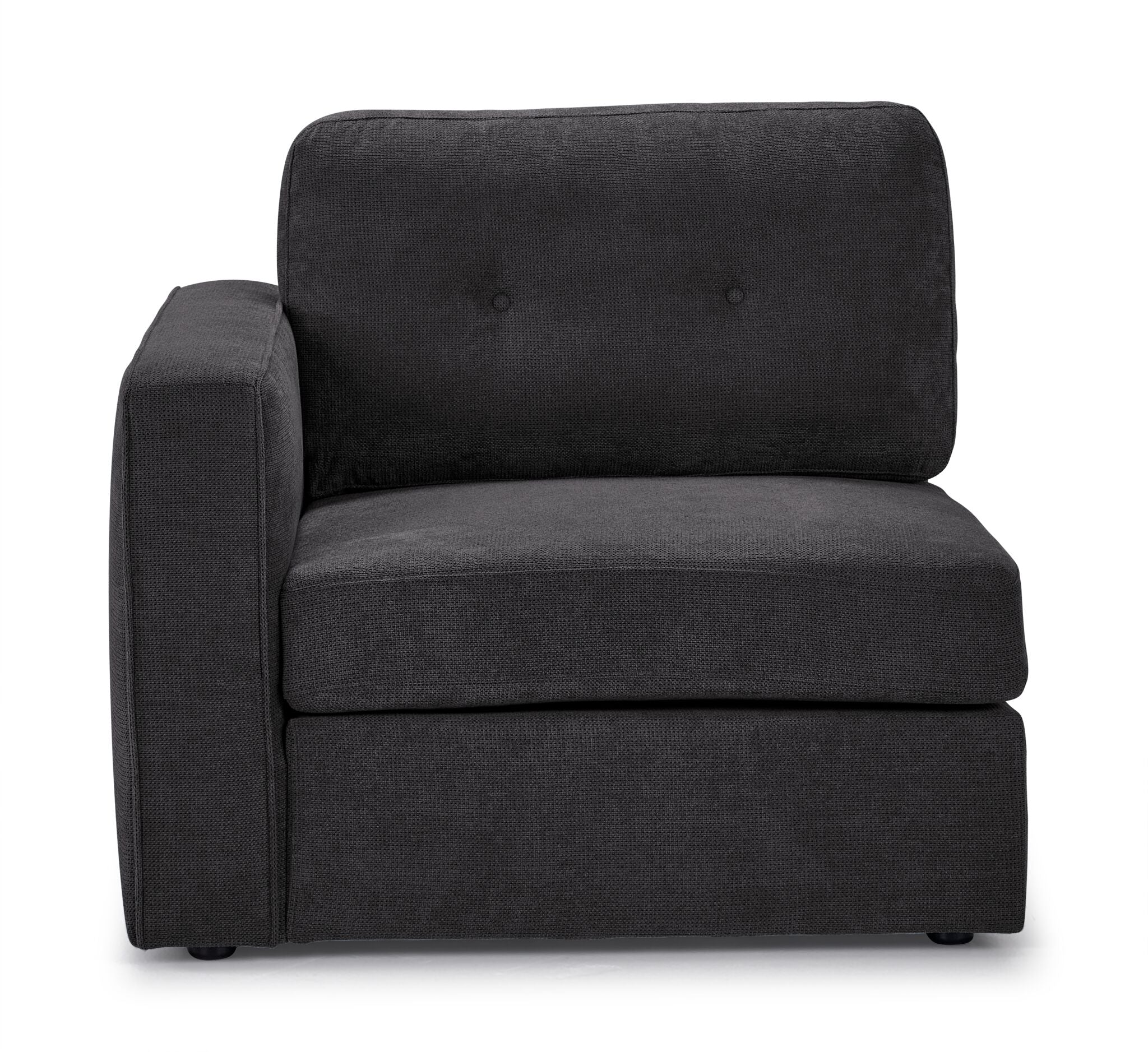 Feeling Connected - Connex 6-Piece Modular Sectional with Storage Console - Dark Grey - Image 7