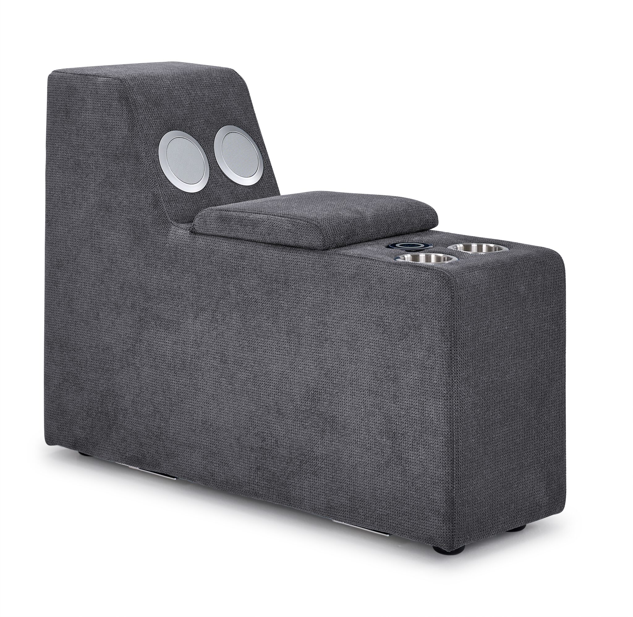 Feeling Connected - Connex 6-Piece Modular Sectional with Storage Console - Light Grey - Image 13
